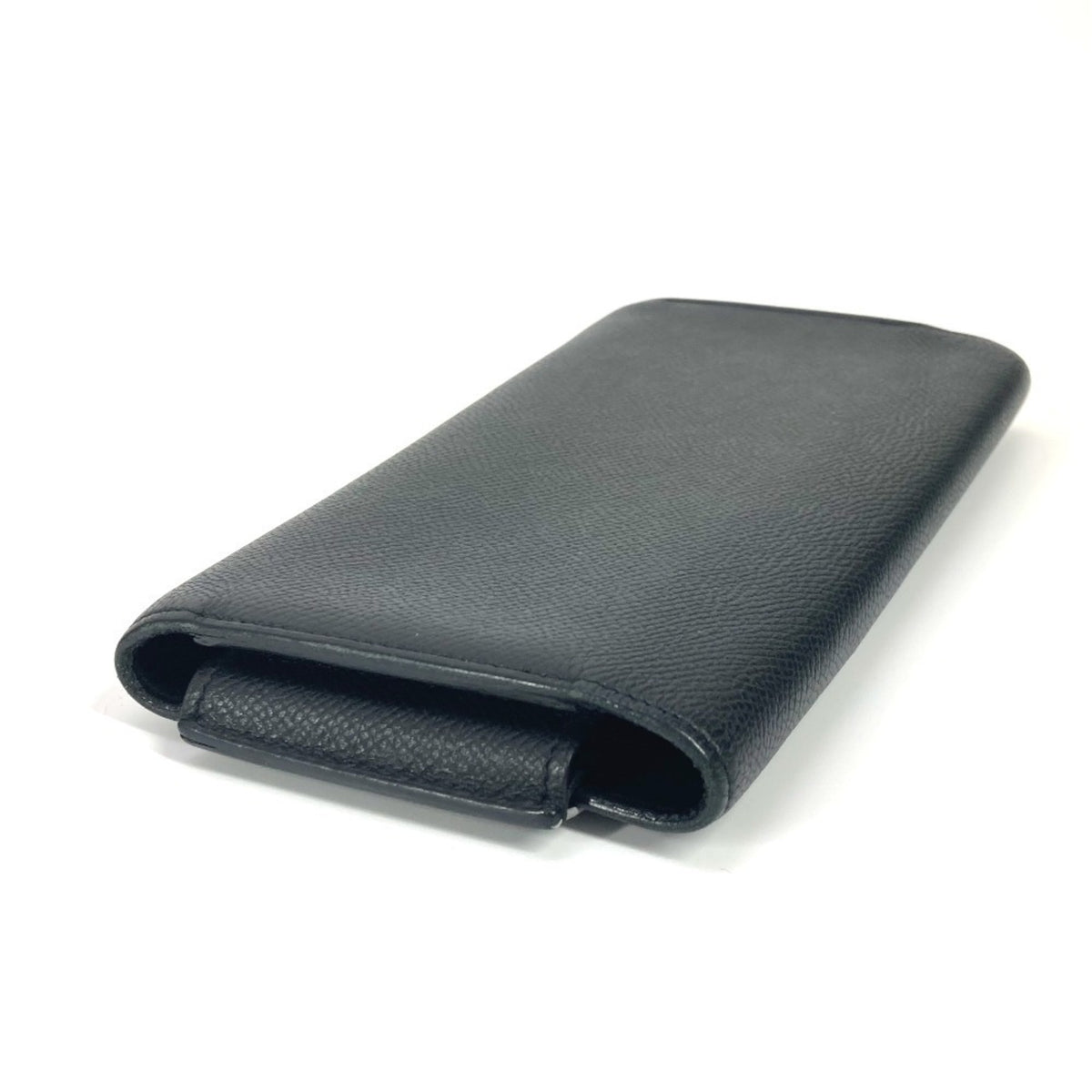 Hermes Black Epsom Leather Long Wallet (Bi-Fold) (Pre-Owned)
