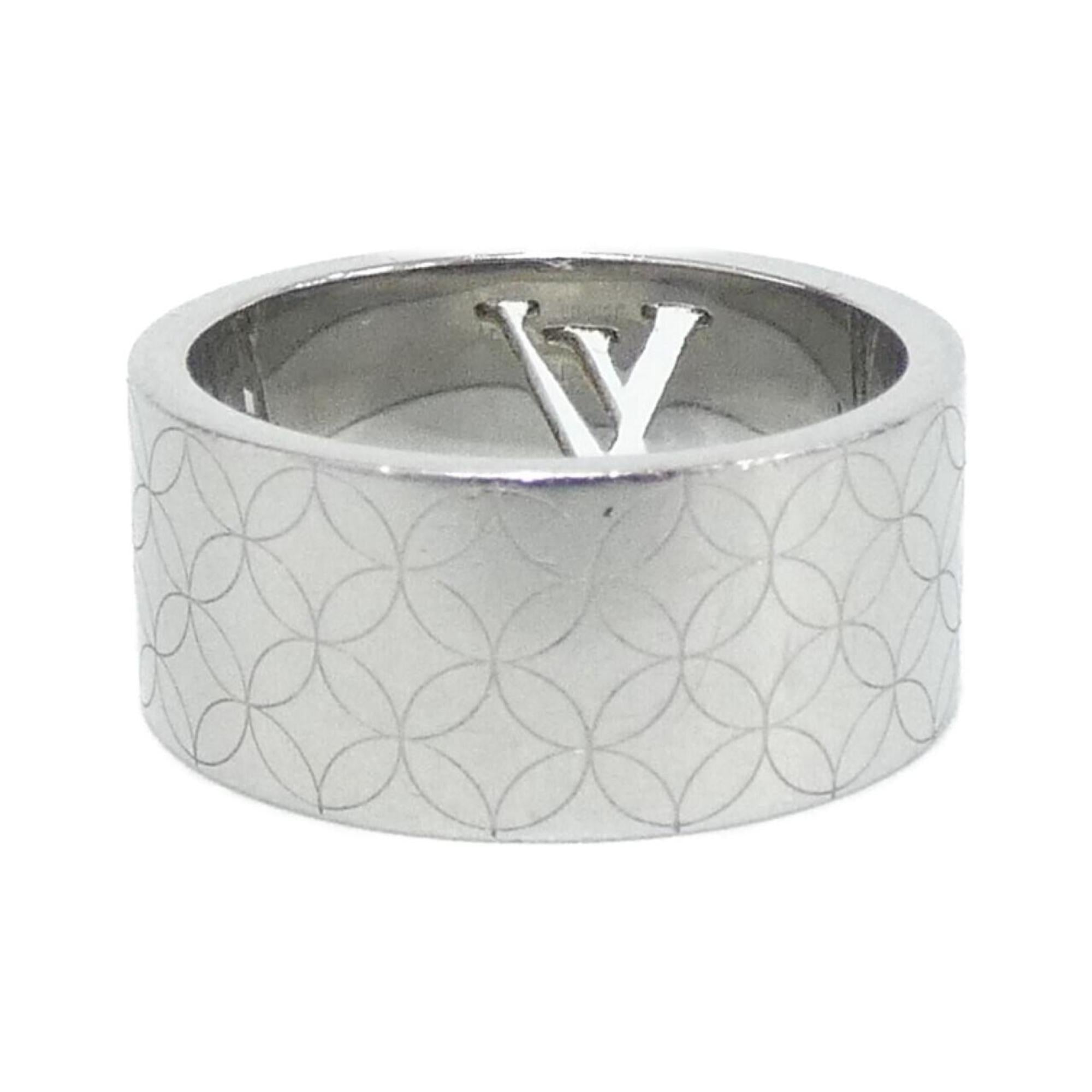 Louis Vuitton Silver Band Ring (Pre-Owned)