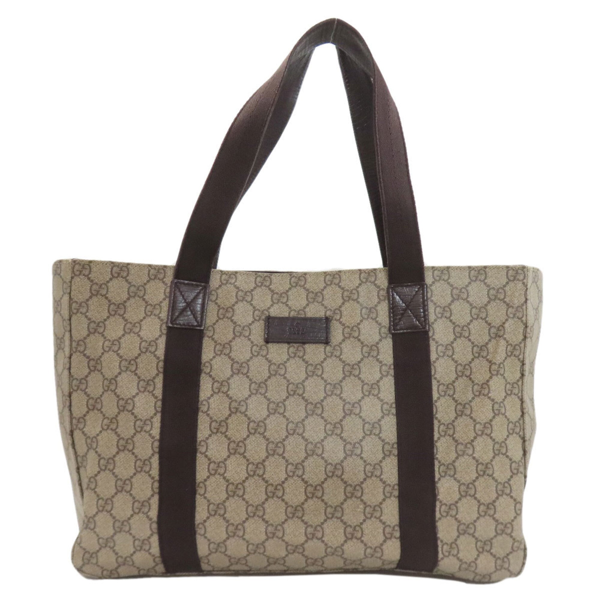 Gucci Brown Pvc Tote Bag (Pre-Owned)