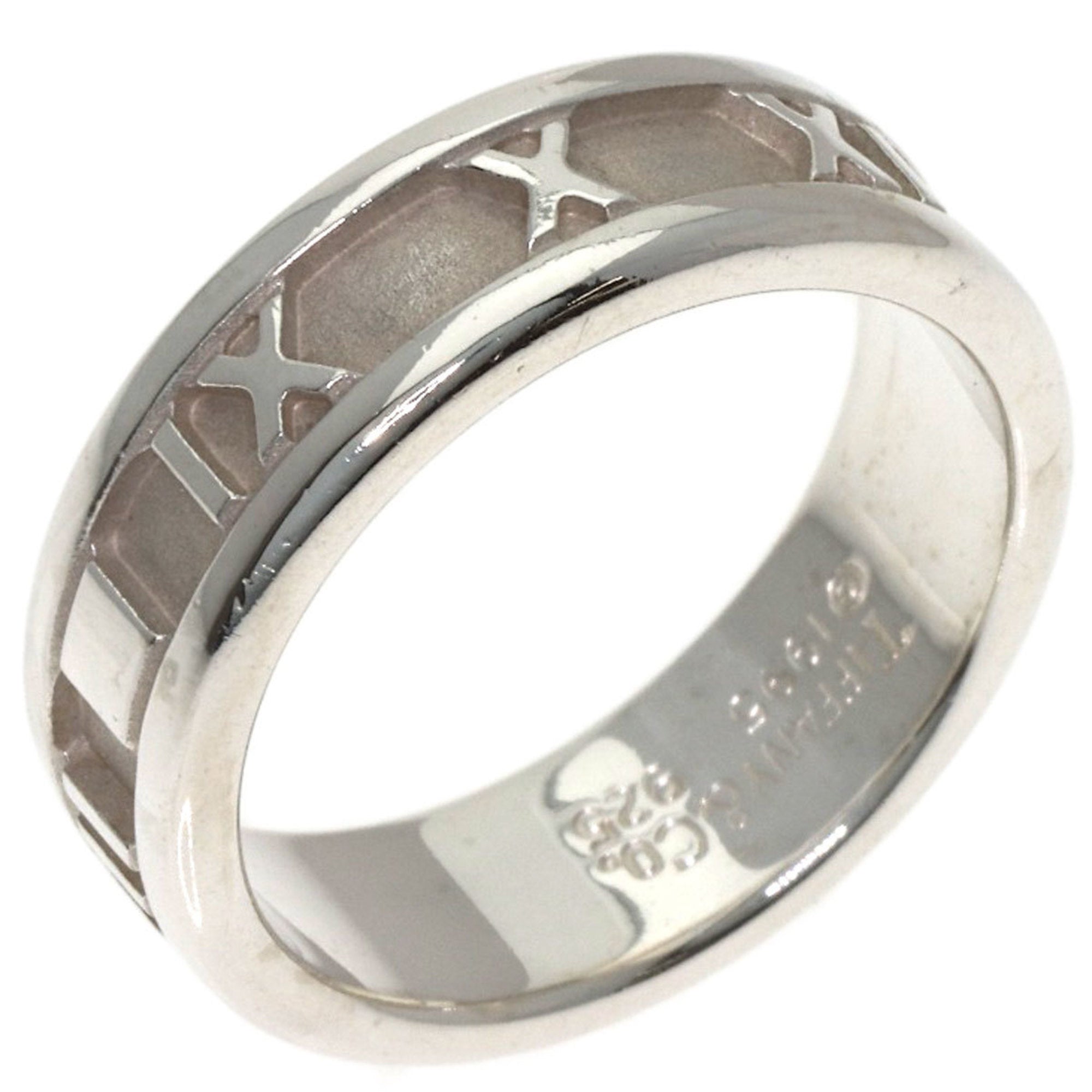 Tiffany Atlas Silver Band Ring (Pre-Owned)