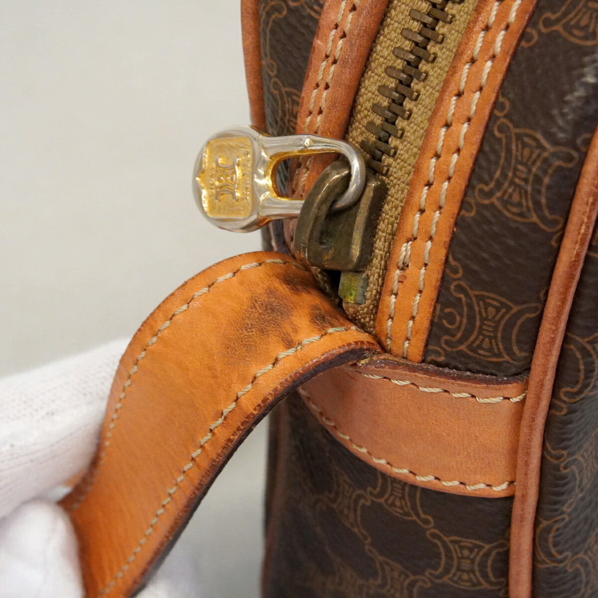 Celine Brown Pvc Shoulder Bag (Pre-Owned)