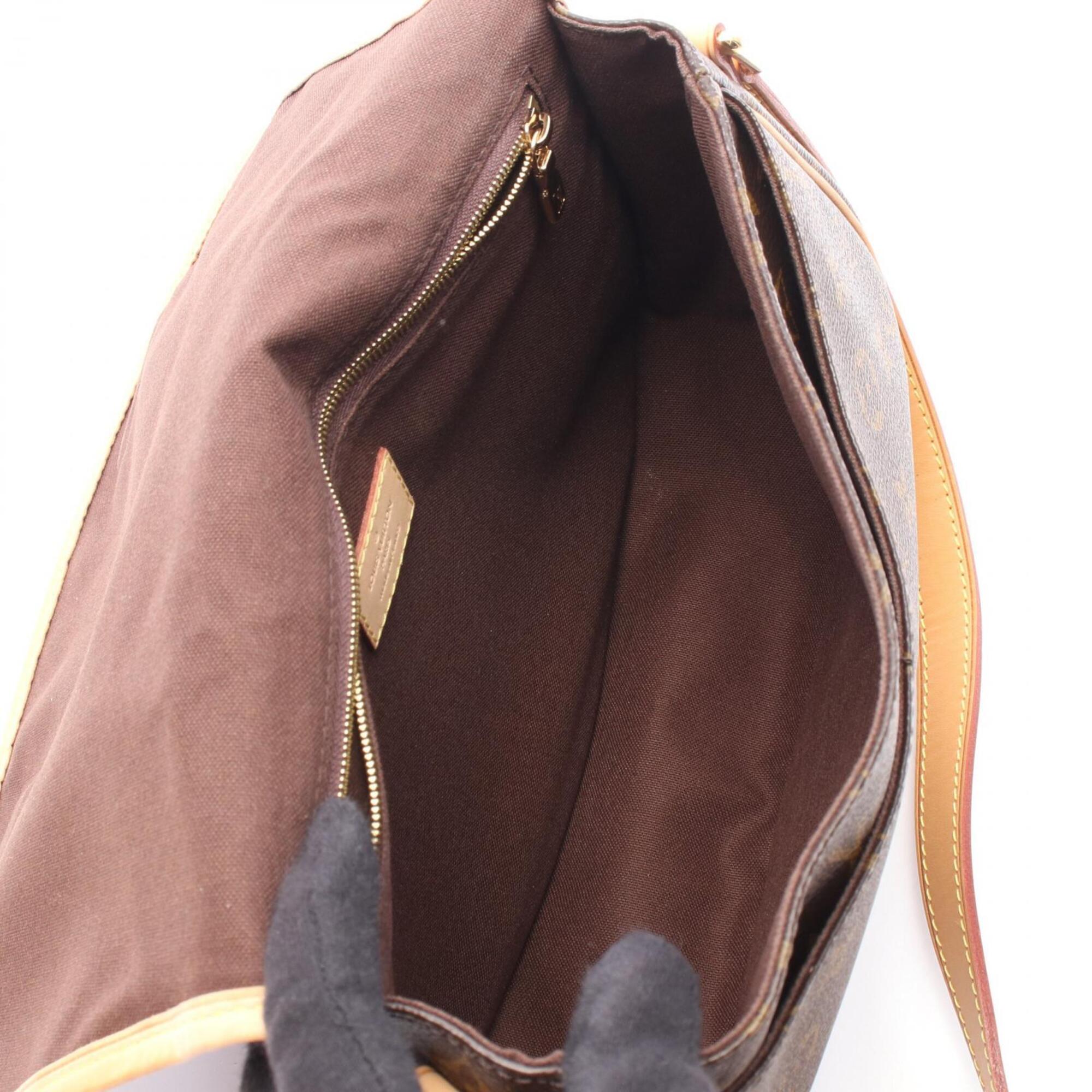 Louis Vuitton Brown Monogram Monogram Leather Shoulder Bag (Pre-Owned)