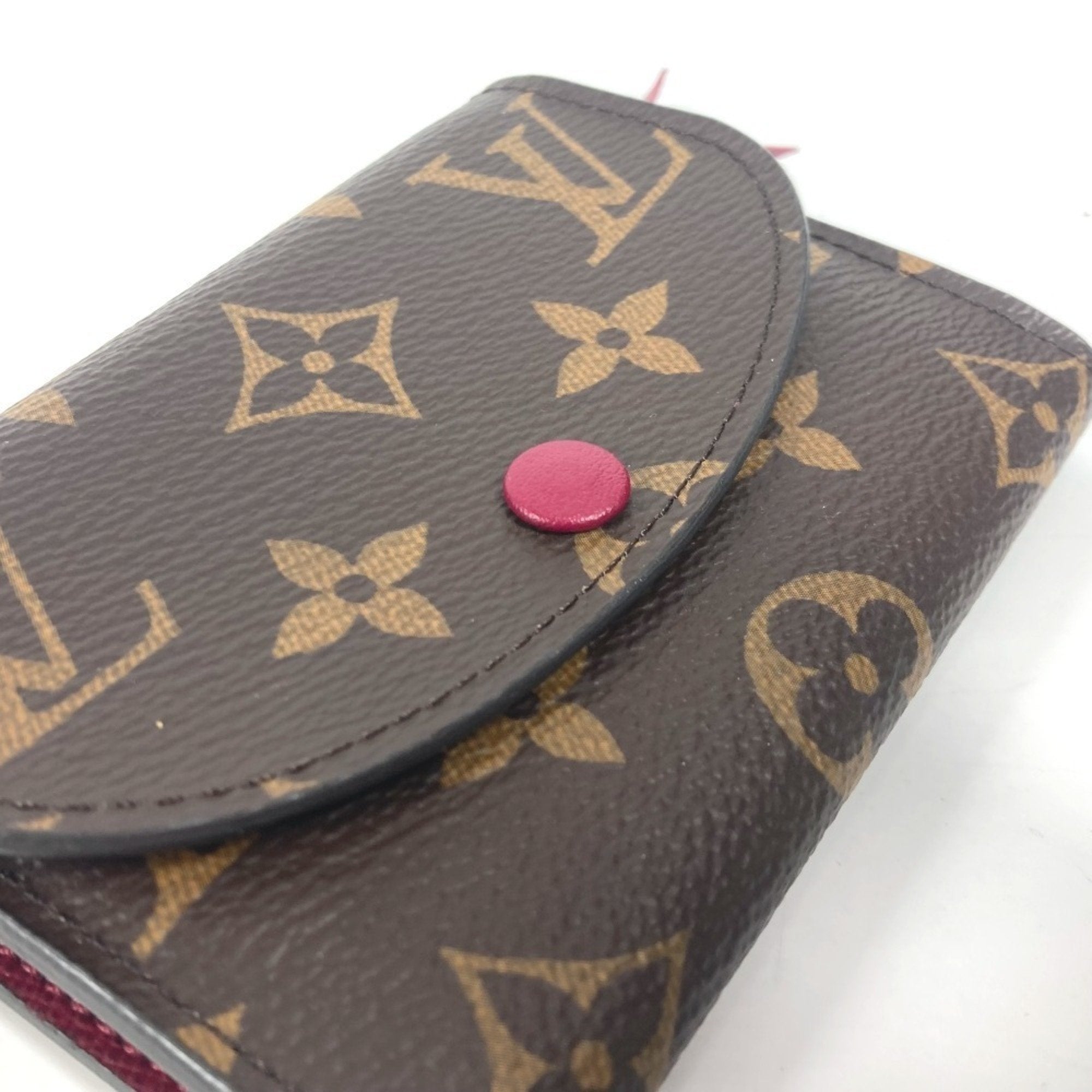 Louis Vuitton Brown Pink Metal Wallet (Bi-Fold) (Pre-Owned)