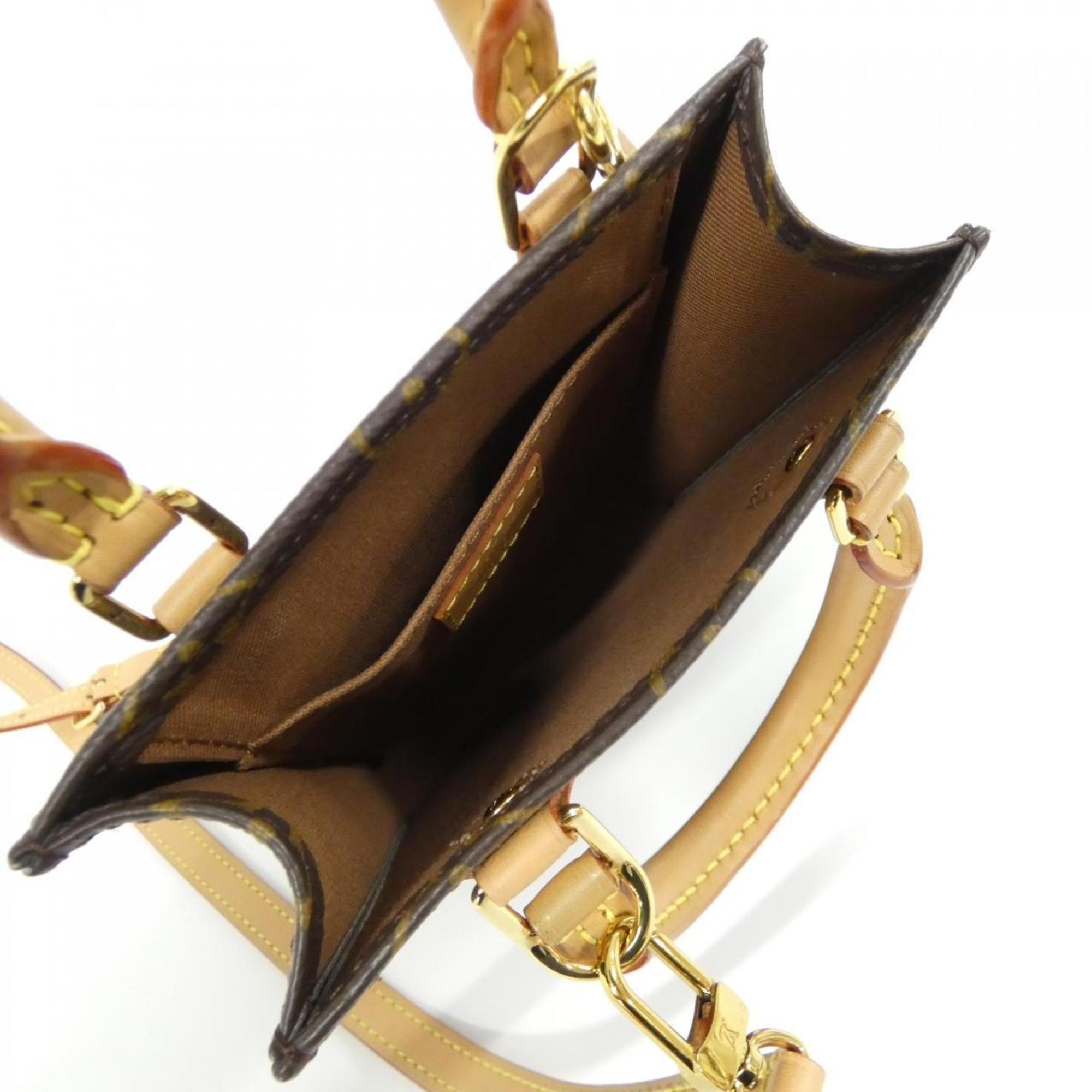 Louis Vuitton Marron Coated Canvas Handbag (Pre-Owned)
