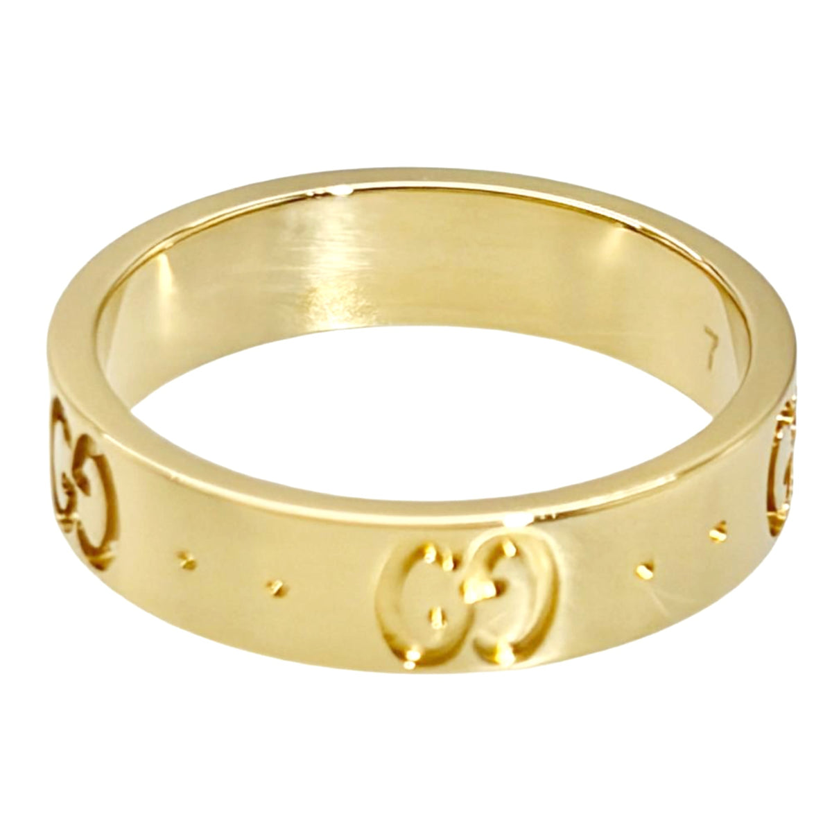 Gucci Yellow Gold Yellow Gold (18K) Band Ring (Pre-Owned)