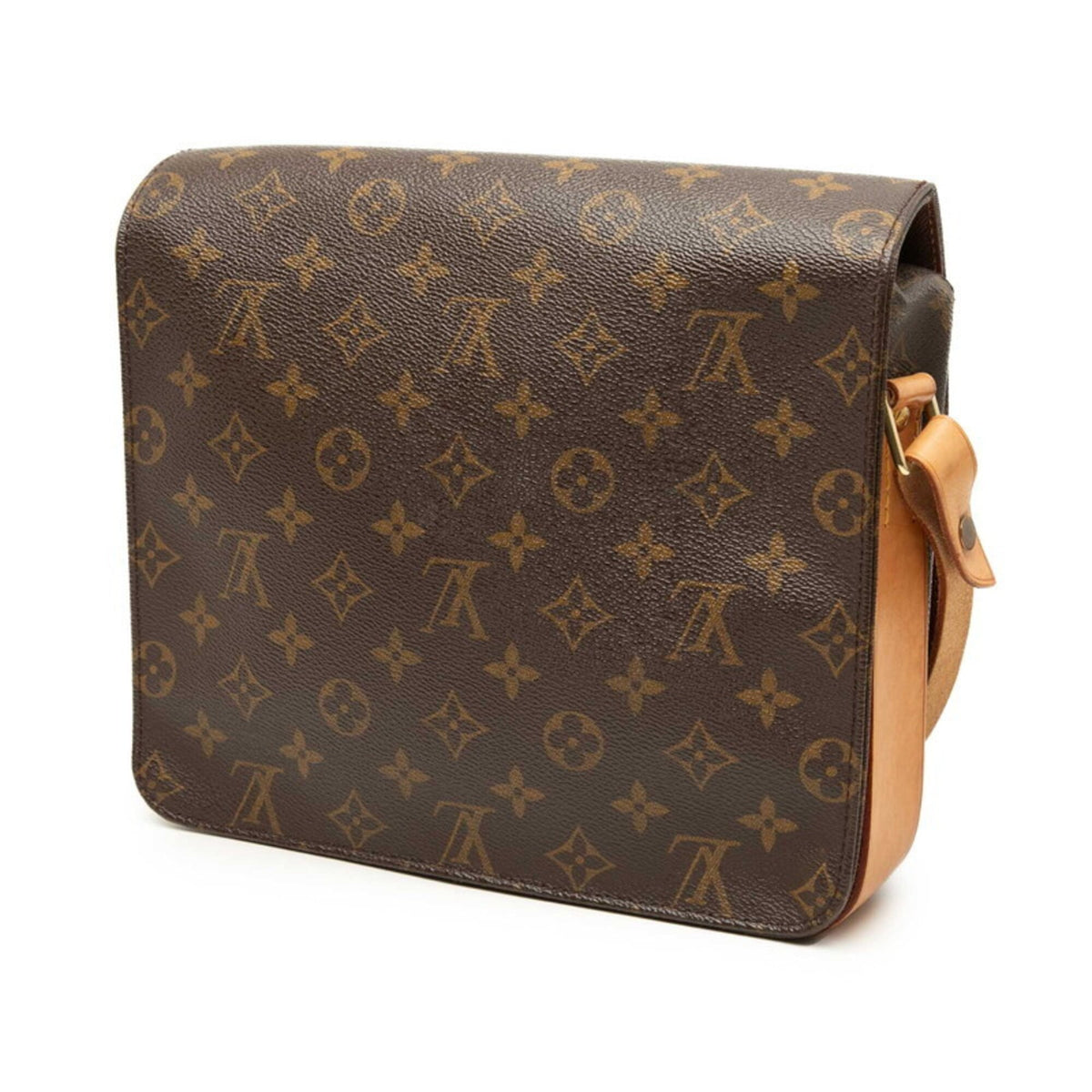 Louis Vuitton Brown Pvc Leather Shoulder Bag (Pre-Owned)