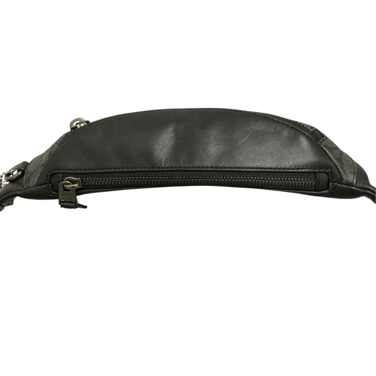 Coach Black Charcoal Gray Pvc Sling Bag (Pre-Owned)