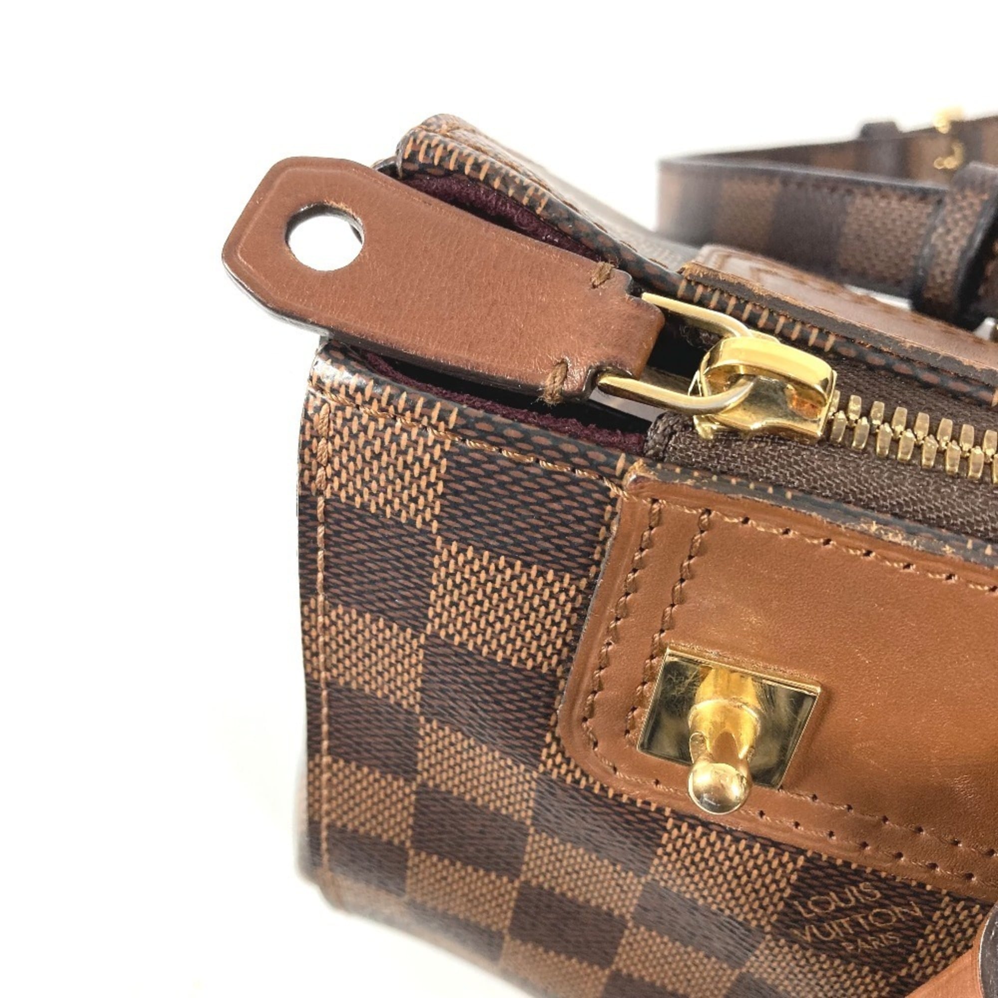 Louis Vuitton Brown Damier Canvas Handbag Shoulder Bag Tote Bag (Pre-Owned)