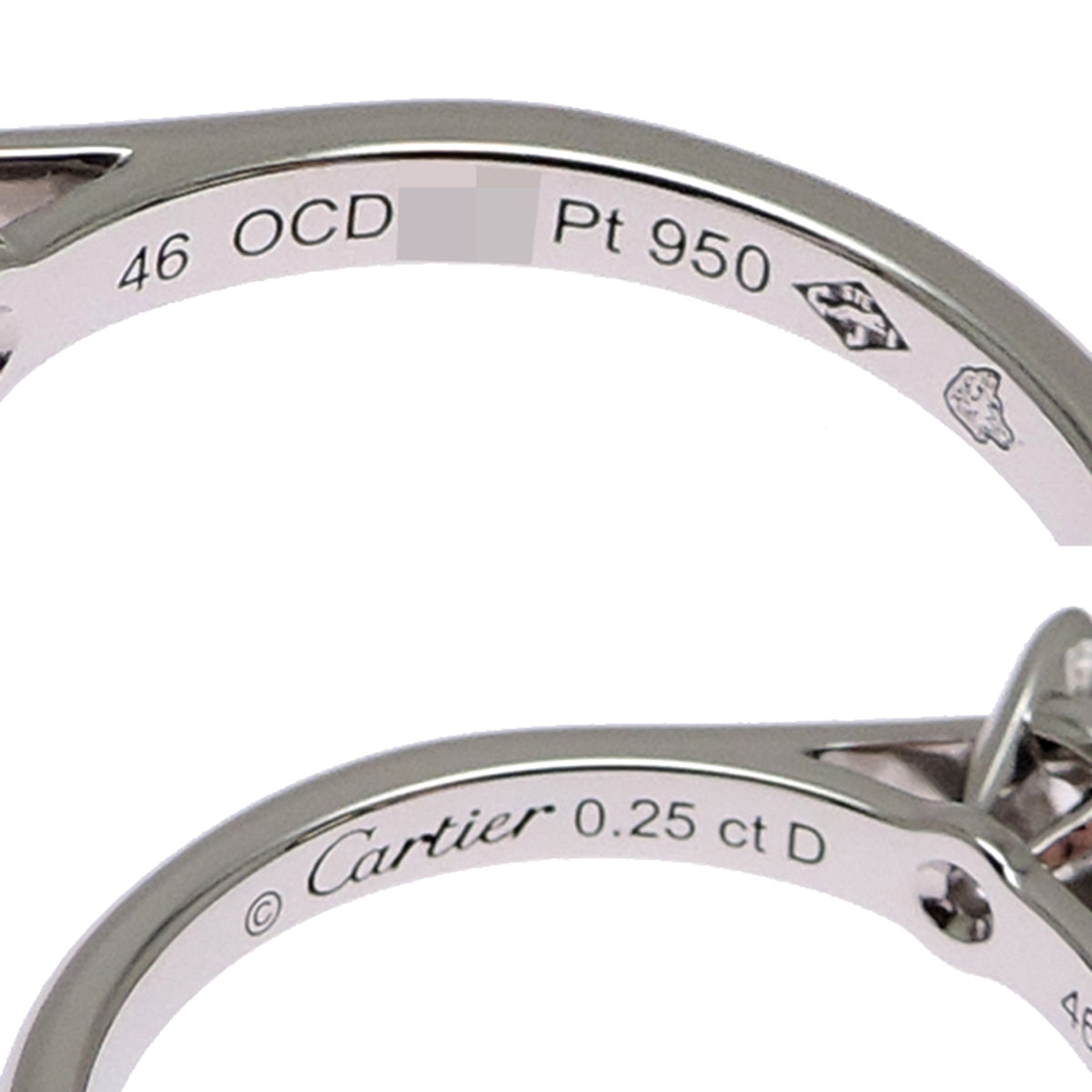 Cartier Platinum 950 Band Ring (Pre-Owned)