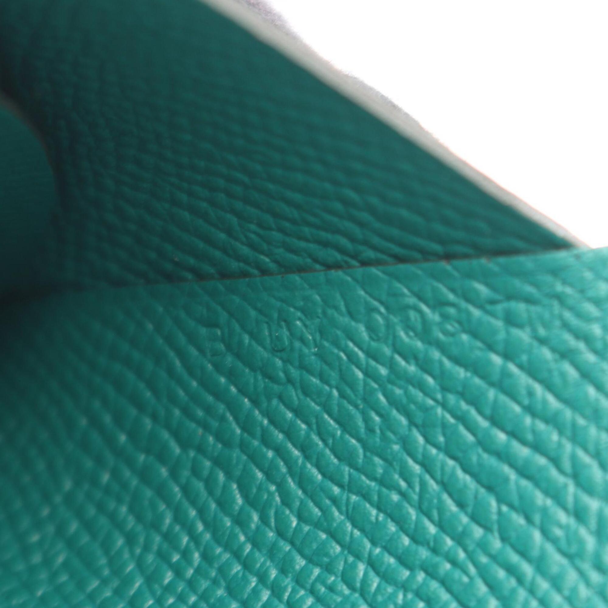 Hermes Green Epsom Leather Coin Purse/Coin Case (Pre-Owned)