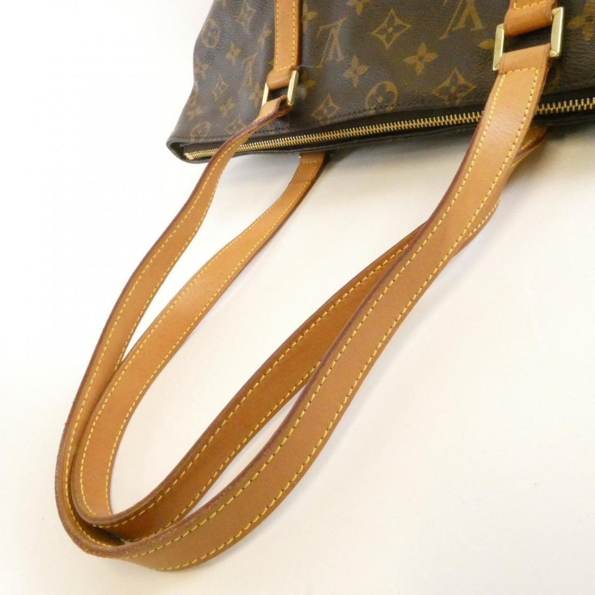 Louis Vuitton Monogram Marron Coated Canvas Handbag (Pre-Owned)