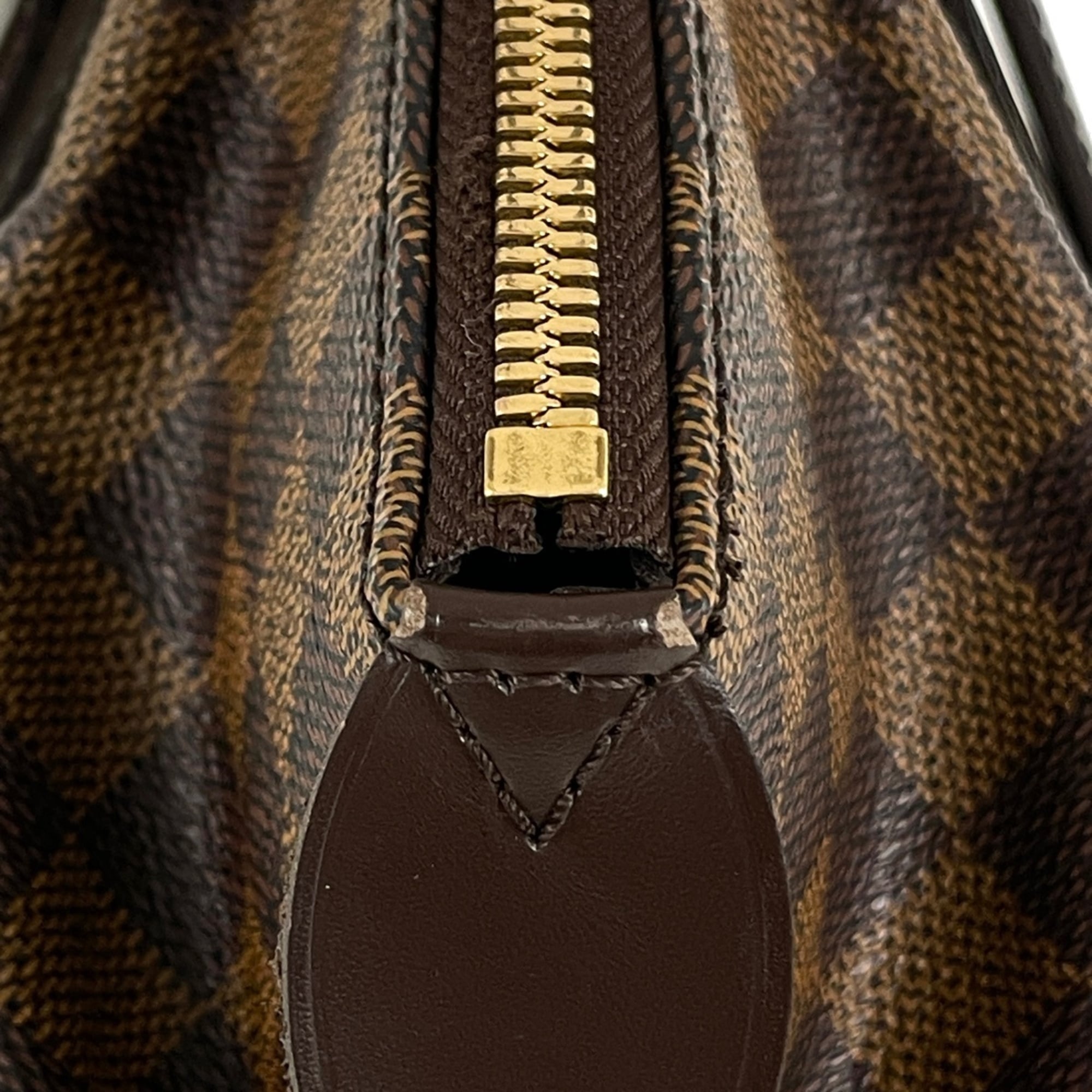 Louis Vuitton Brown Damier Canvas Handbag Shoulder Bag Tote Bag (Pre-Owned)