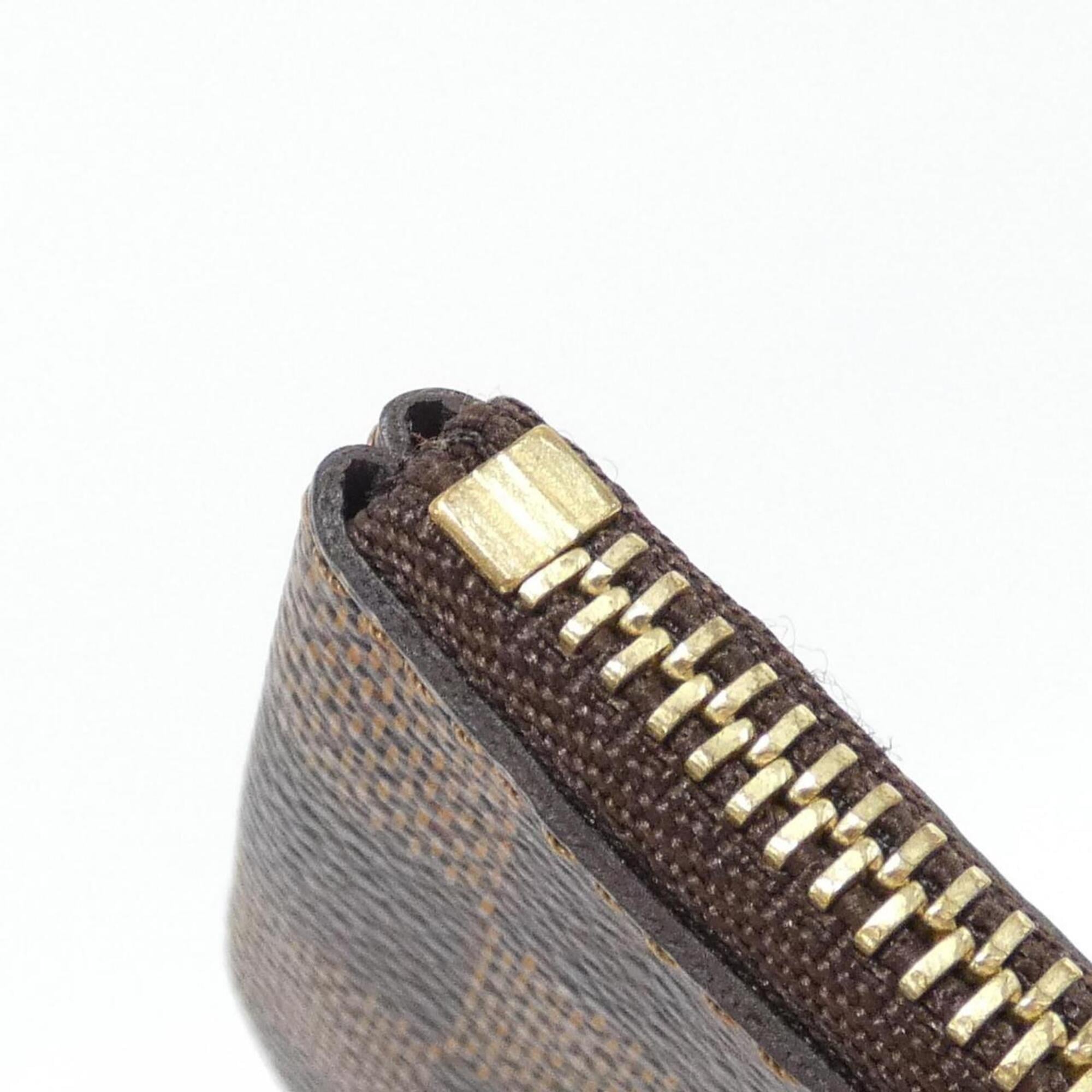 Louis Vuitton Damier Brown Ebene Coated Canvas Coin Purse/Coin Case (Pre-Owned)