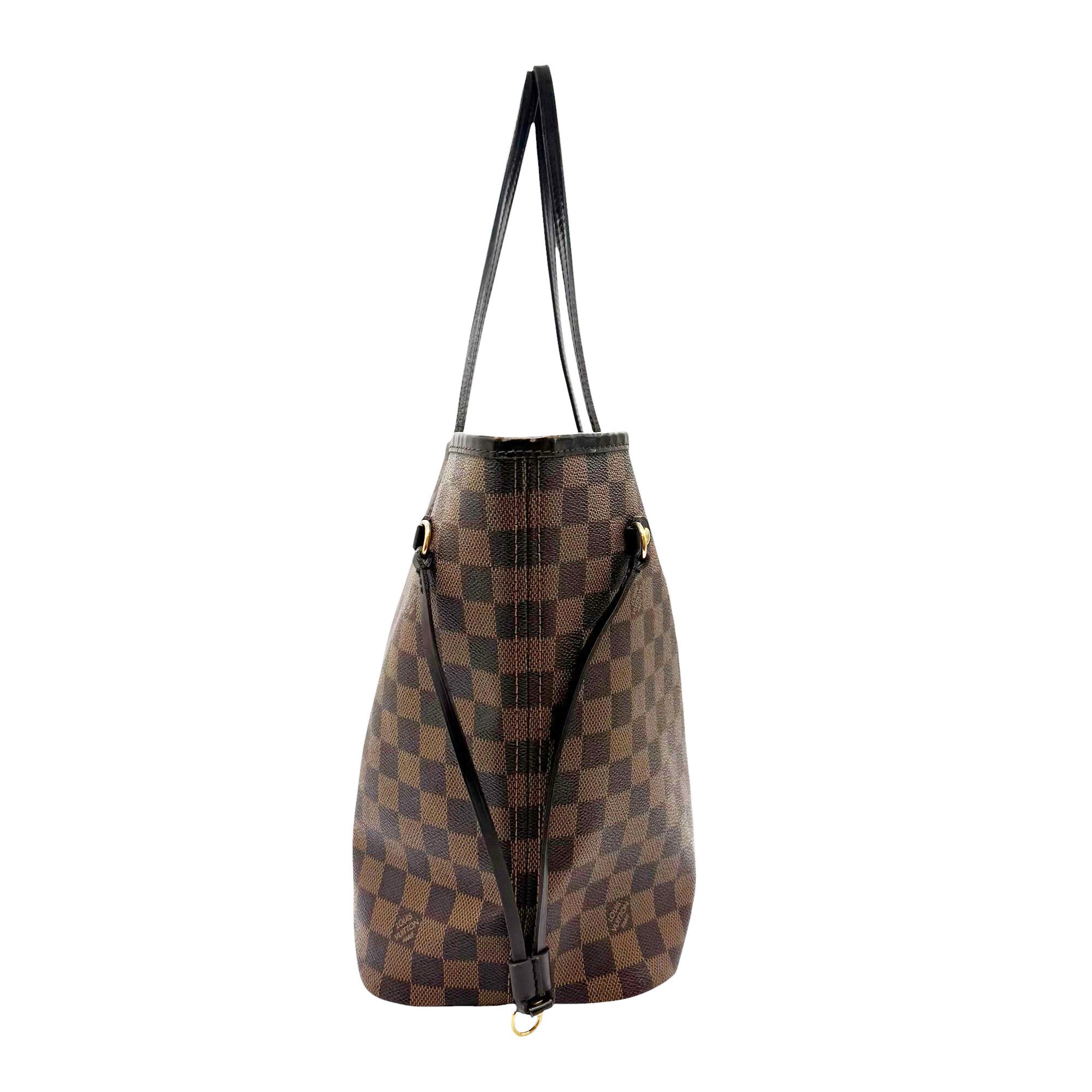 Louis Vuitton Damier Brown Damier Canvas Shoulder Bag Tote Bag (Pre-Owned)