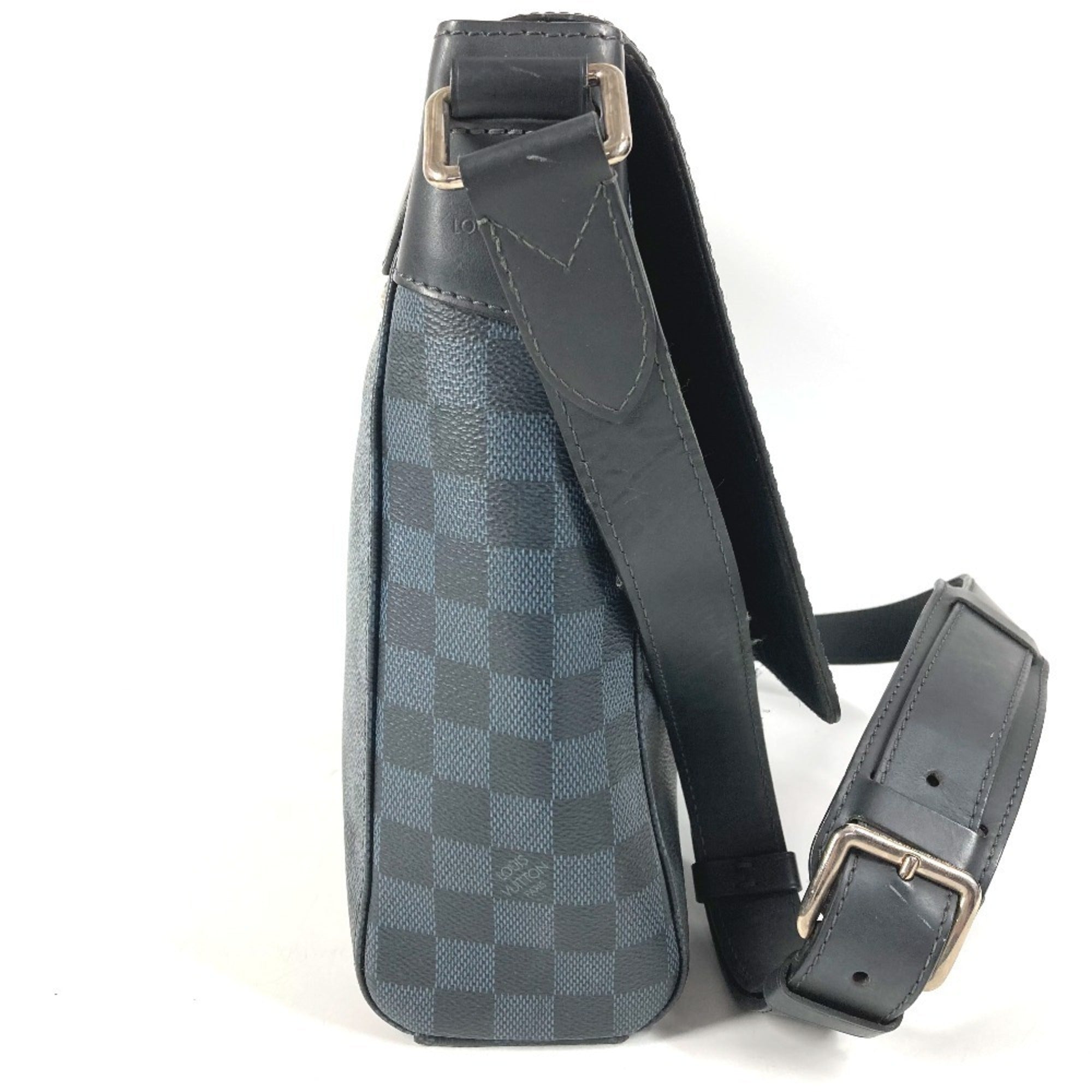 Louis Vuitton Damier Cobalt Navy Messenger Bag Shoulder Bag (Pre-Owned)