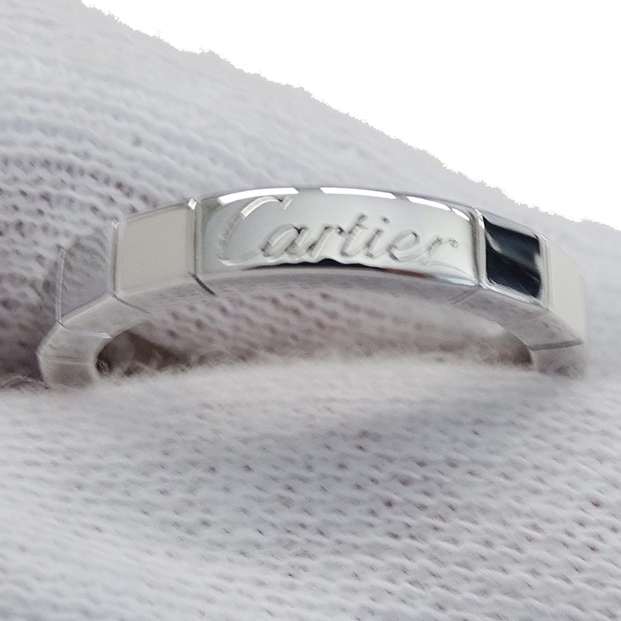 Cartier White Gold White Gold (18K) Band Ring (Pre-Owned)