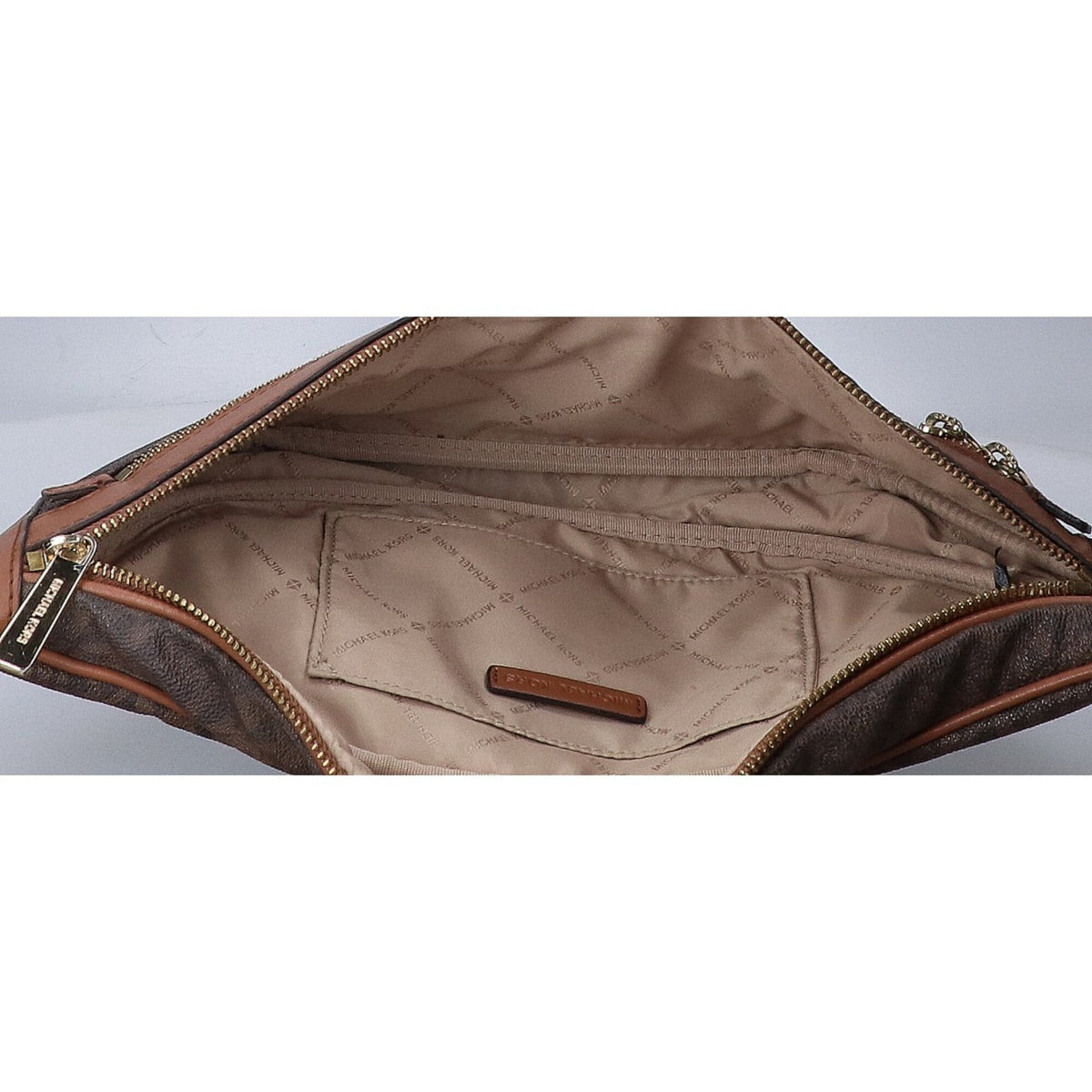 Michael Kors Brown Coated Canvas Fanny Pack (Pre-Owned)