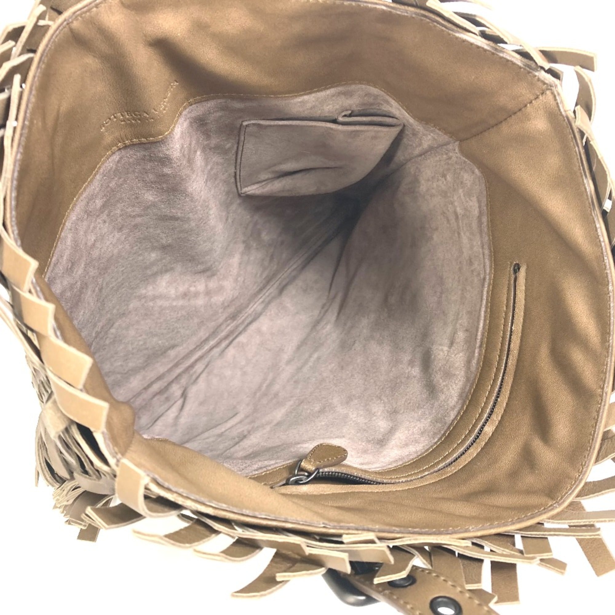 Bottega Veneta Beige Leather Tote Bag (Pre-Owned)
