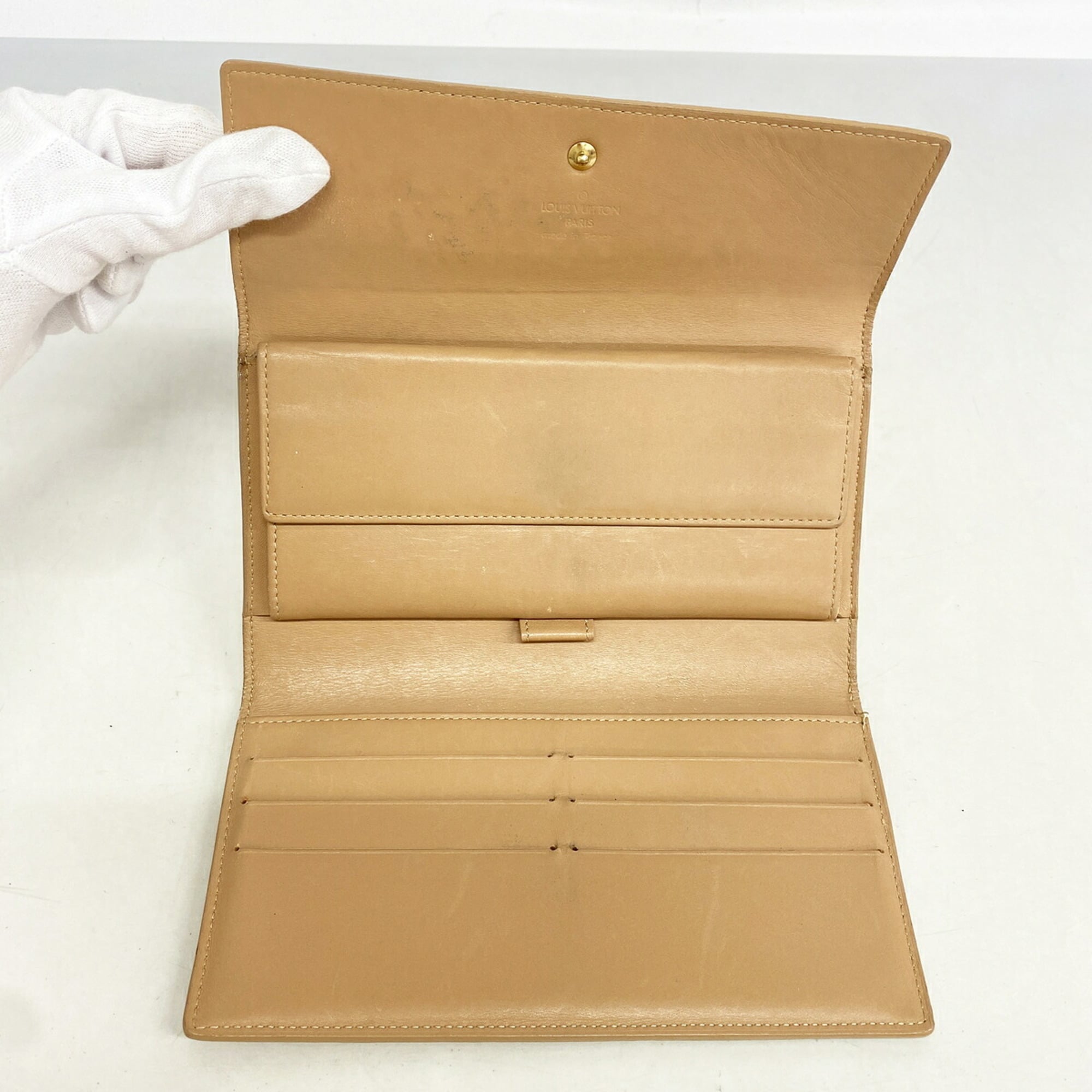 Louis Vuitton Noisette Long Wallet (Tri-Fold) (Pre-Owned)