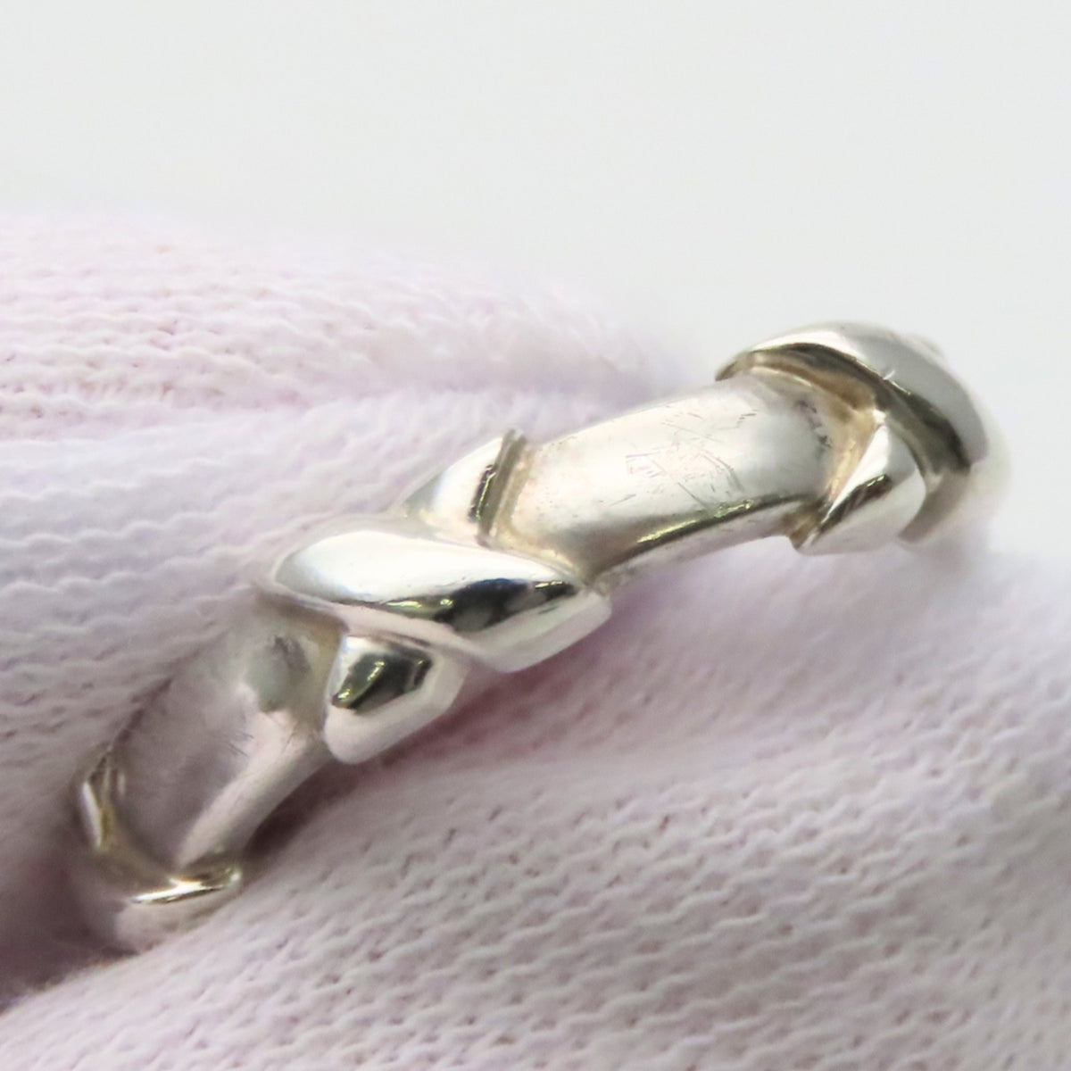 Tiffany Silver Silver 925 Band Ring (Pre-Owned)