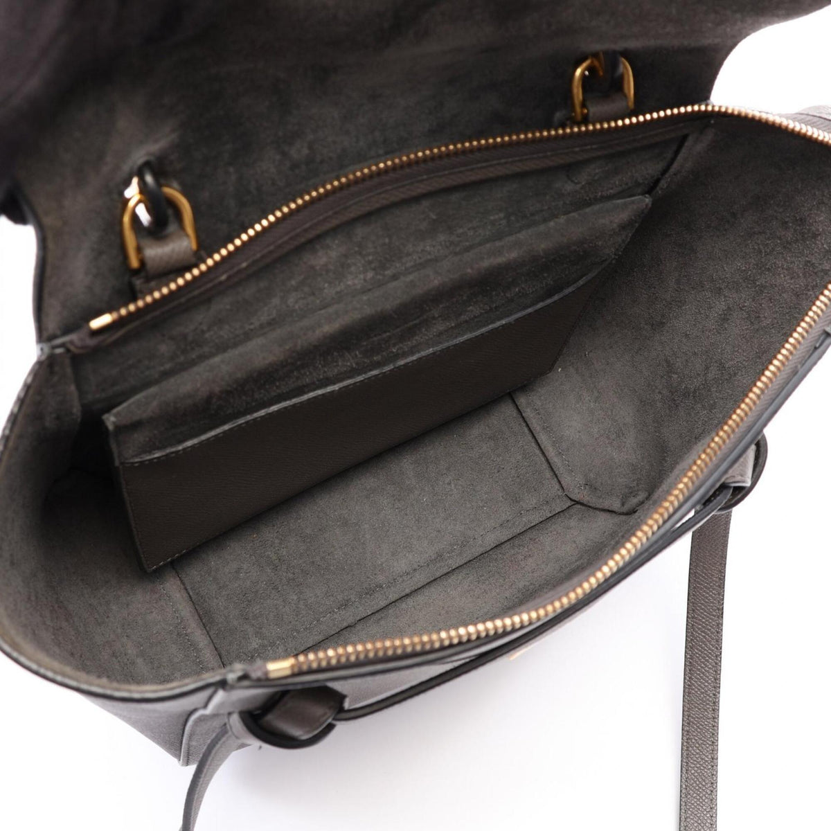 Celine Gray Leather Handbag (Pre-Owned)
