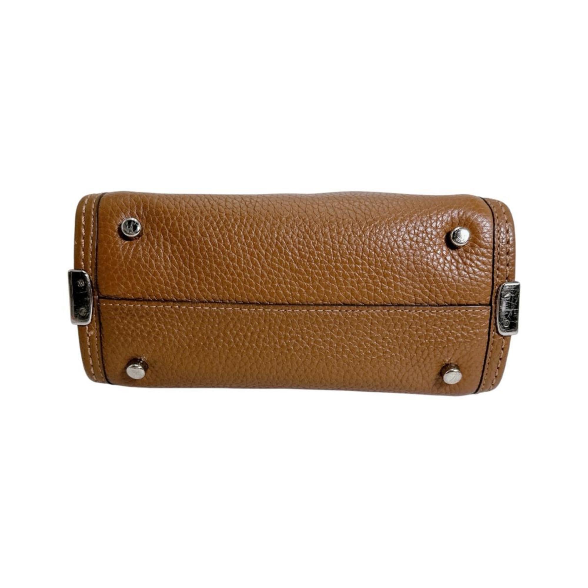 Coach Brown Leather Handbag Tote Bag (Pre-Owned)