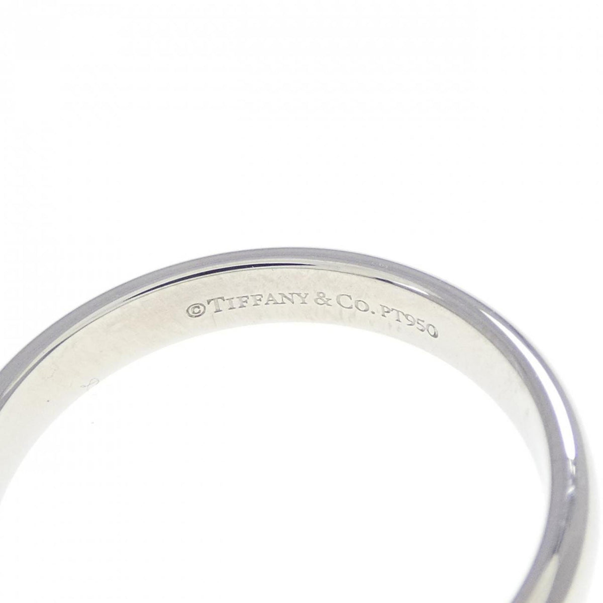 Tiffany Platinum 950 Band Ring (Pre-Owned)