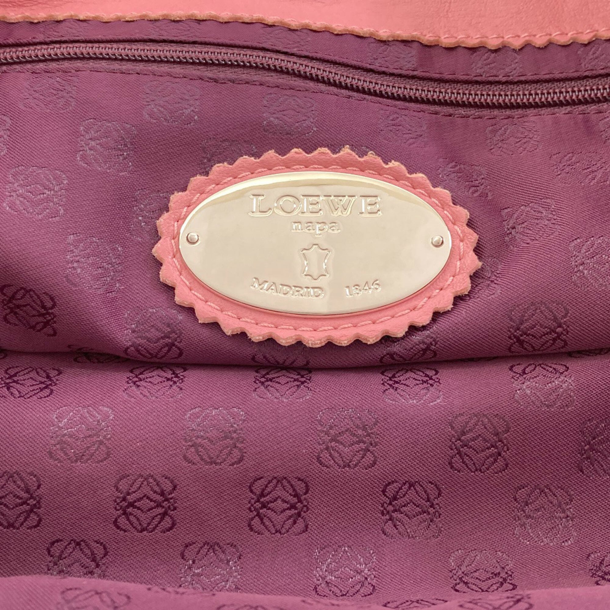 Loewe Pink Nappa Leather Tote Bag (Pre-Owned)