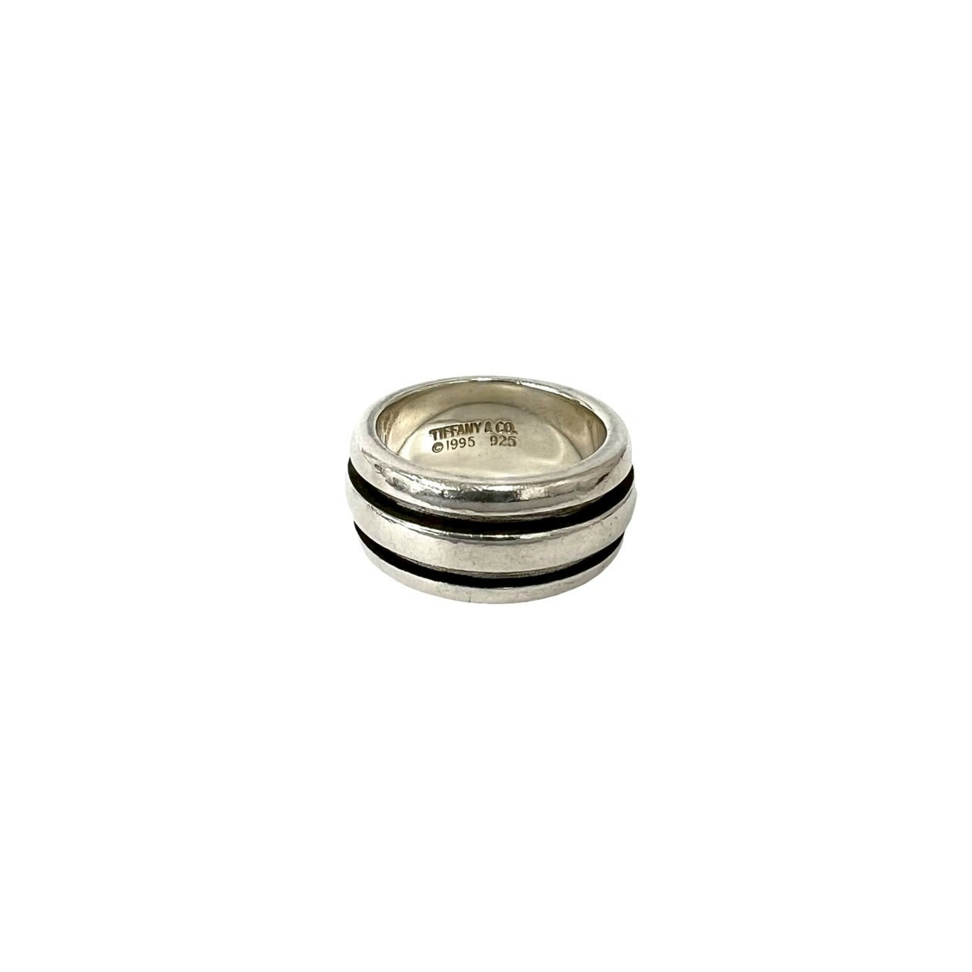 Tiffany Silver Silver 925 Band Ring (Pre-Owned)