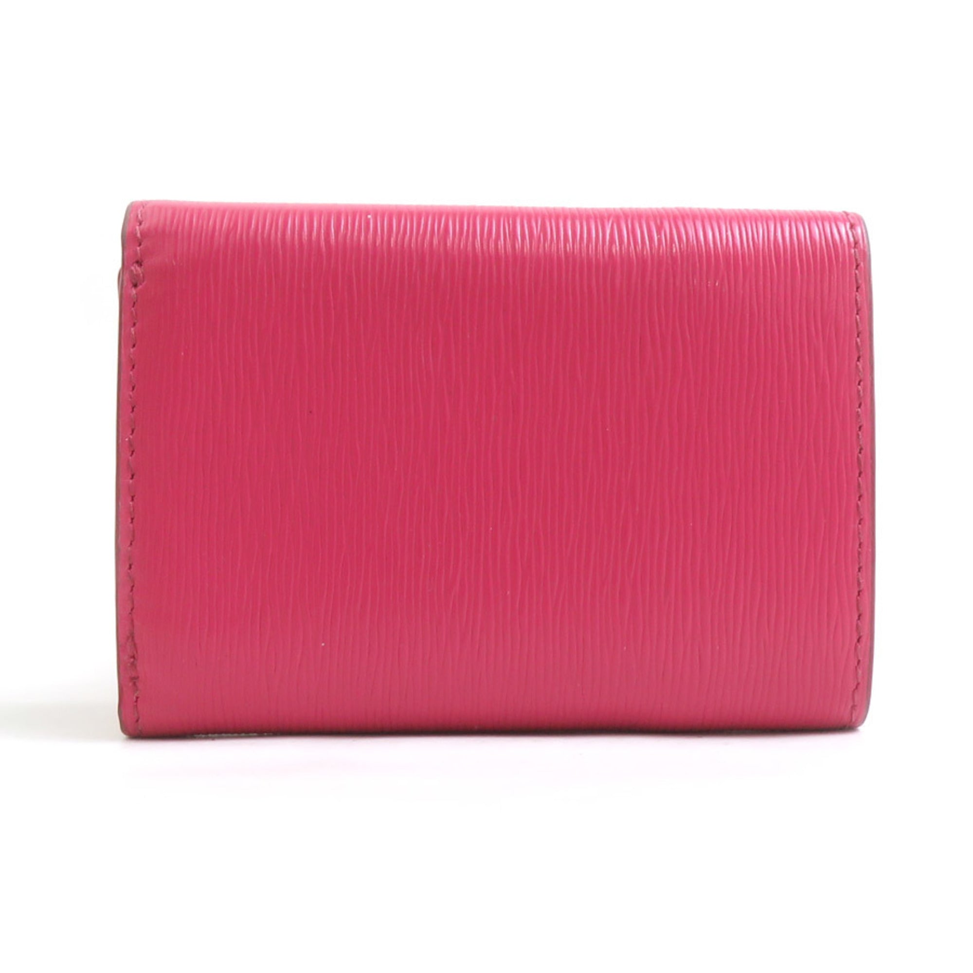 Prada Pink Leather Wallet (Tri-Fold) (Pre-Owned)