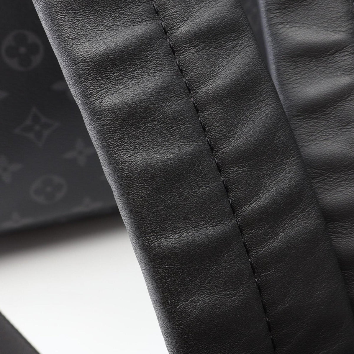 Louis Vuitton Black Monogram Eclipse Monogram Eclipse Leather Backpack (Pre-Owned)