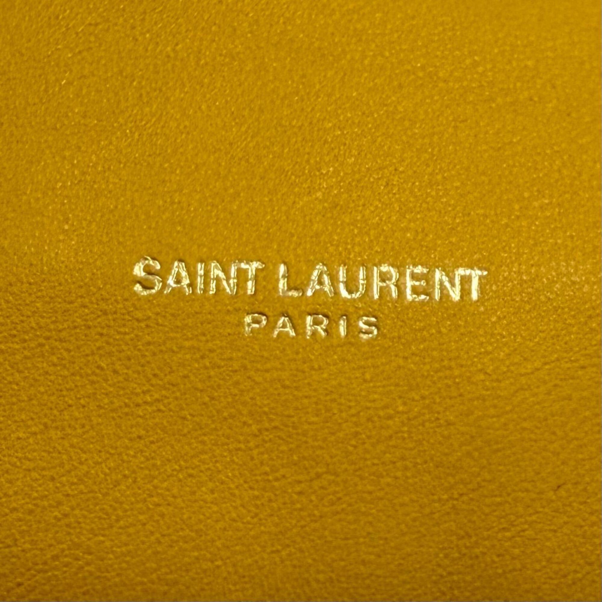Saint Laurent Yellow Leather Shoulder Bag (Pre-Owned)