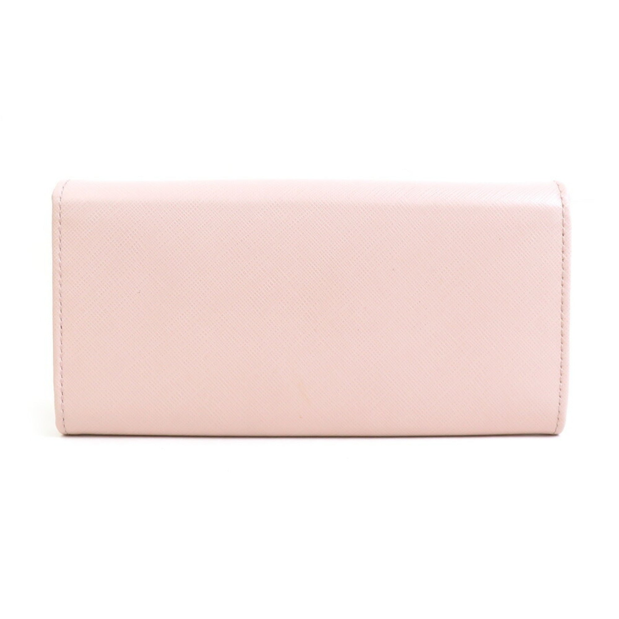Salvatore Ferragamo Pink Leather Coin Purse/Coin Case (Pre-Owned)