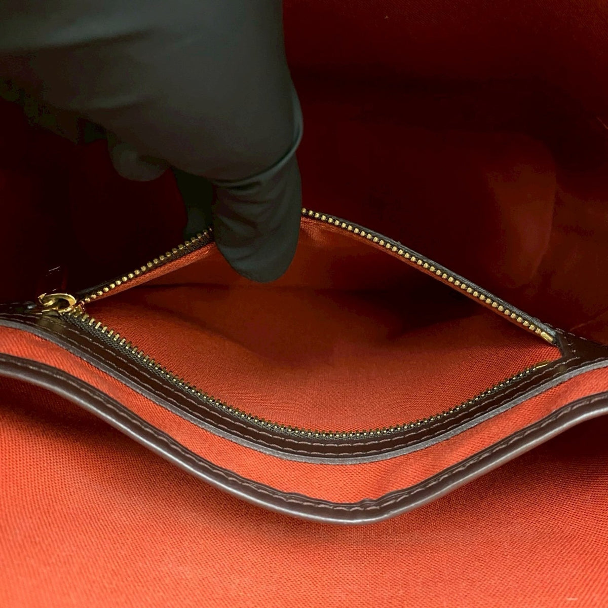 Louis Vuitton Brown Leather Pvc Handbag Tote Bag (Pre-Owned)
