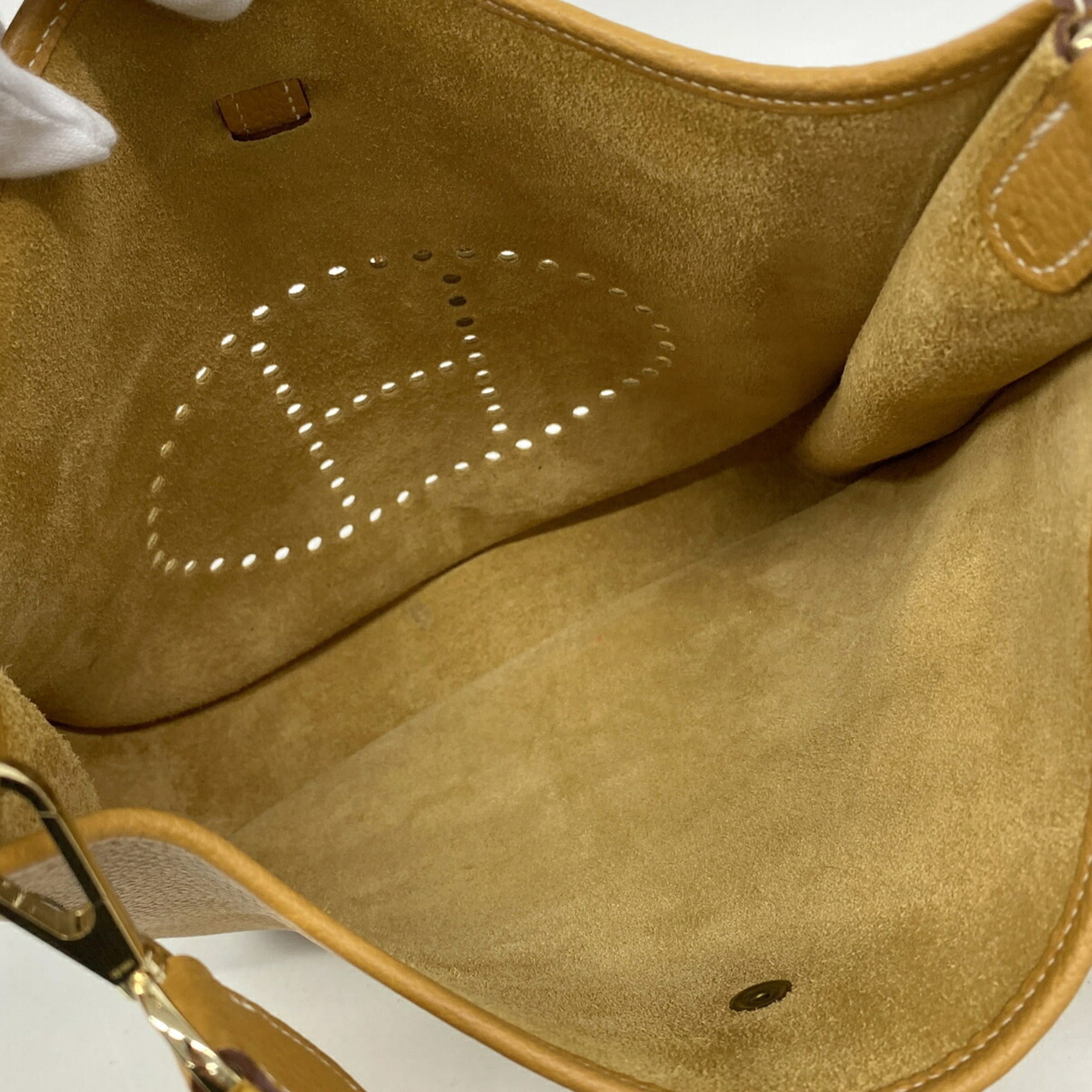 Hermes Natural Ardennes Leather Shoulder Bag (Pre-Owned)