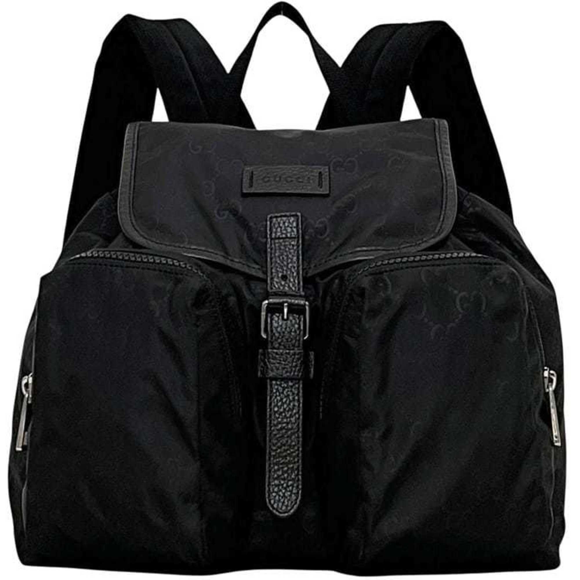 Gucci Black Nylon Backpack (Pre-Owned)