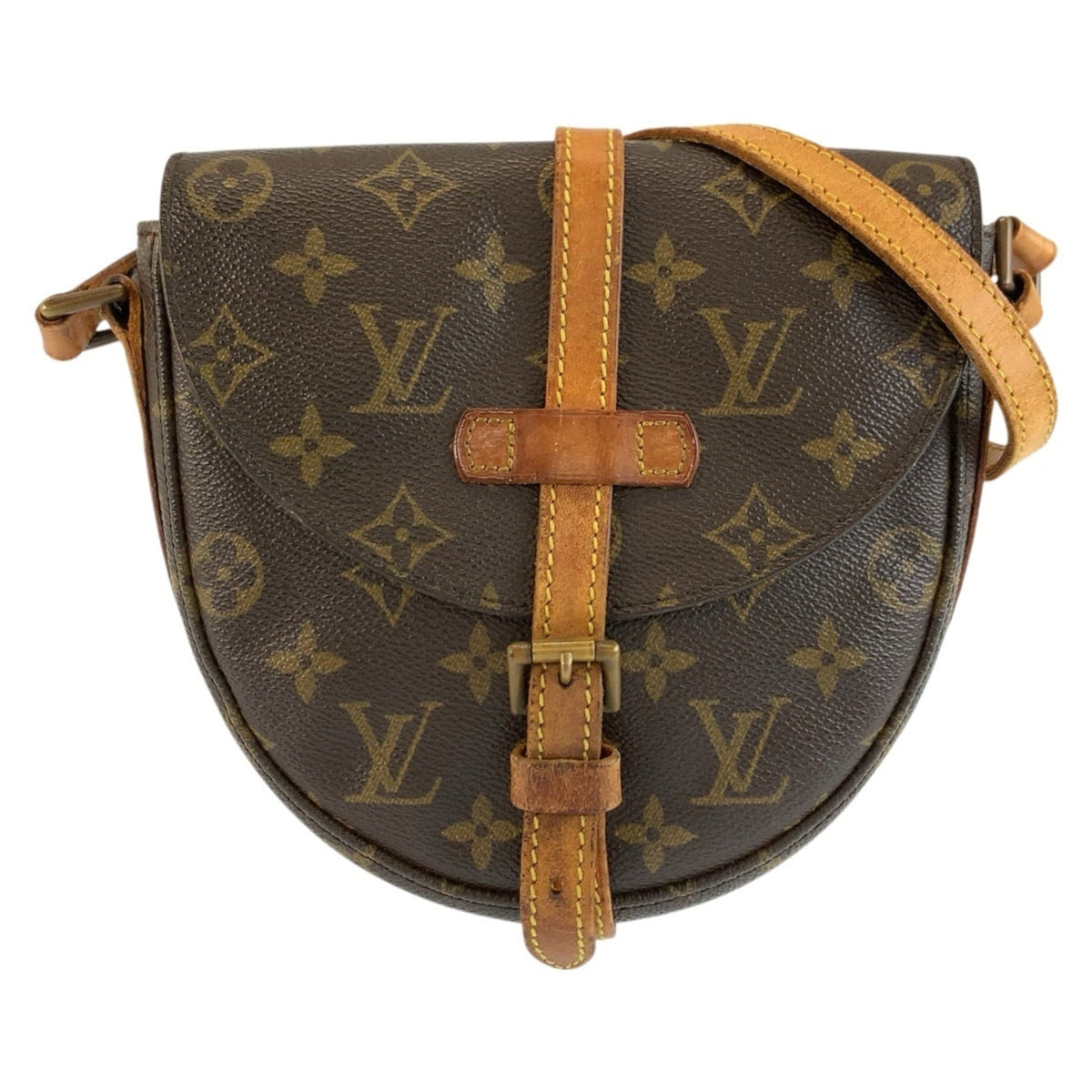 Louis Vuitton Monogram Brown Pvc Leather Pochette Shoulder Bag (Pre-Owned)