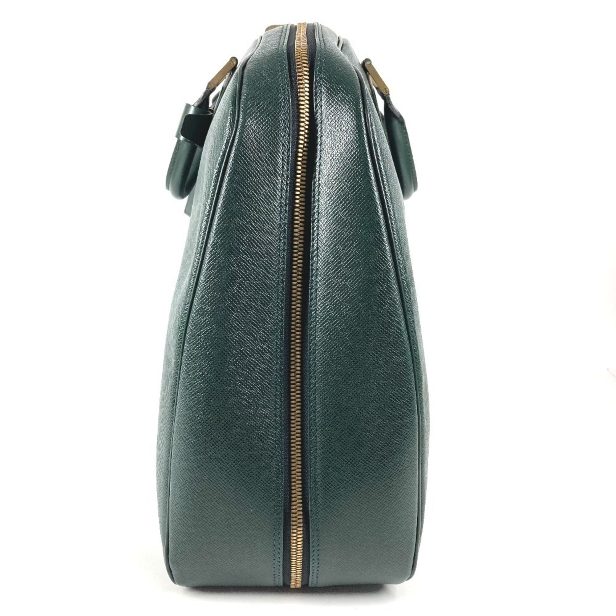 Louis Vuitton Taiga Episea Green Taiga Leather Boston Bag (Pre-Owned)