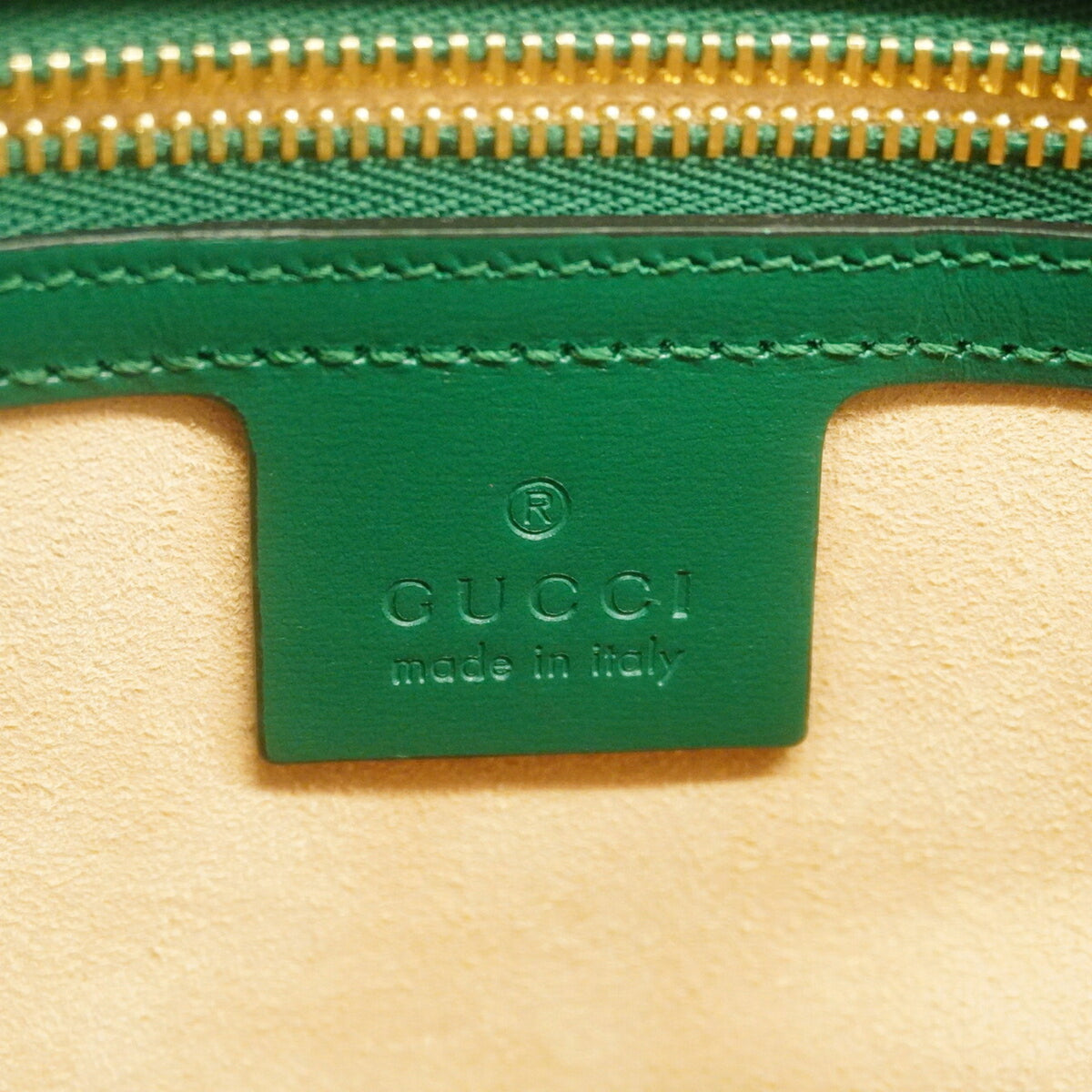 Gucci Green Leather Handbag (Pre-Owned)