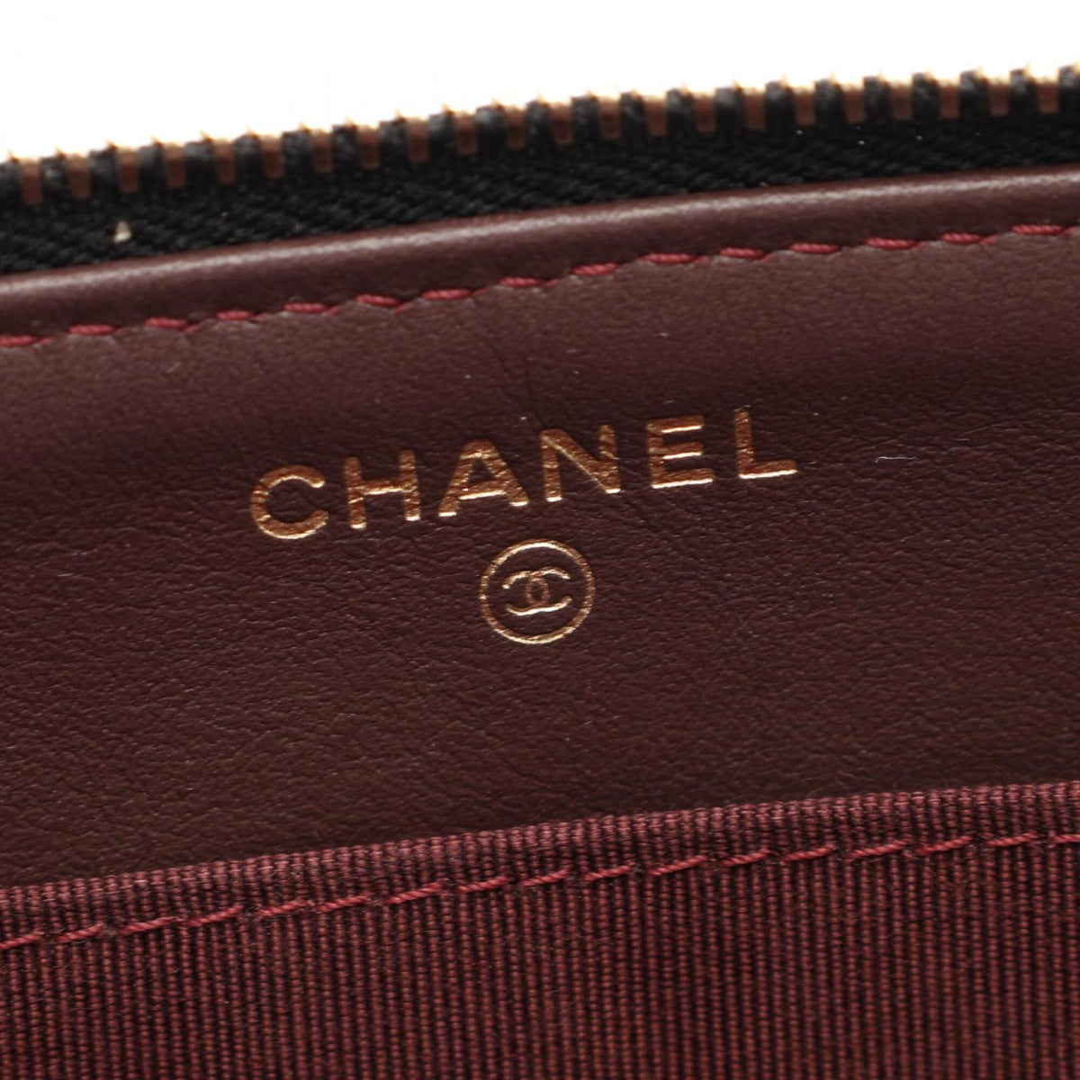 Chanel Black Grained Calfskin Clutch Bag Handbag (Pre-Owned)