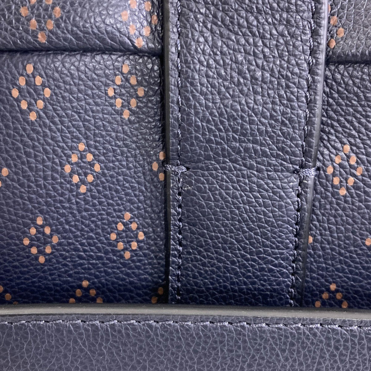 Coach Navy Leather Briefcase (Pre-Owned)