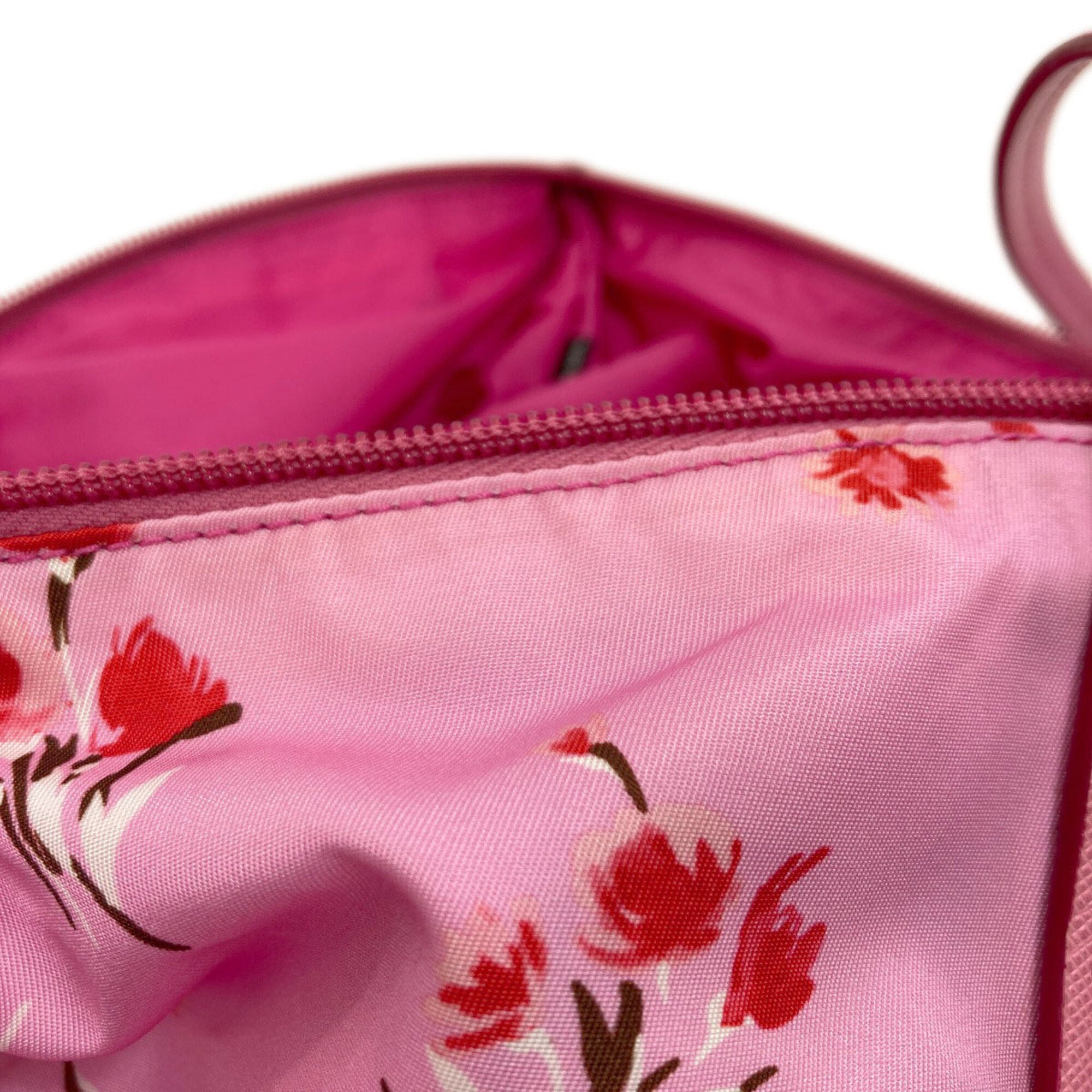 Prada Pink Nylon Handbag (Pre-Owned)