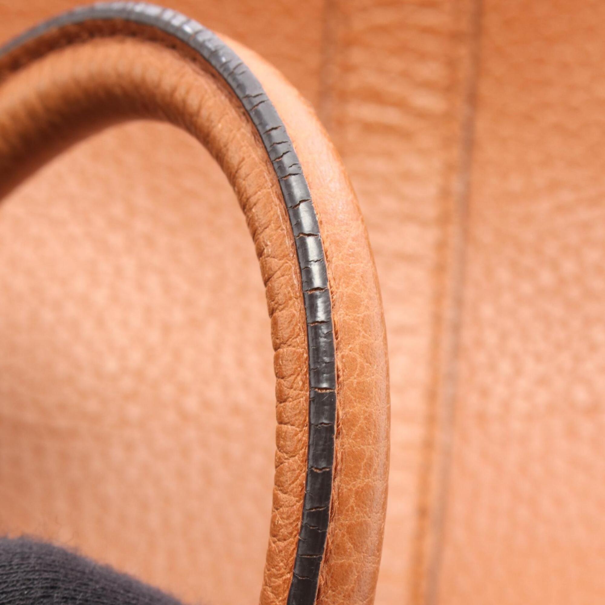 Gucci Brown Leather Handbag Tote Bag (Pre-Owned)