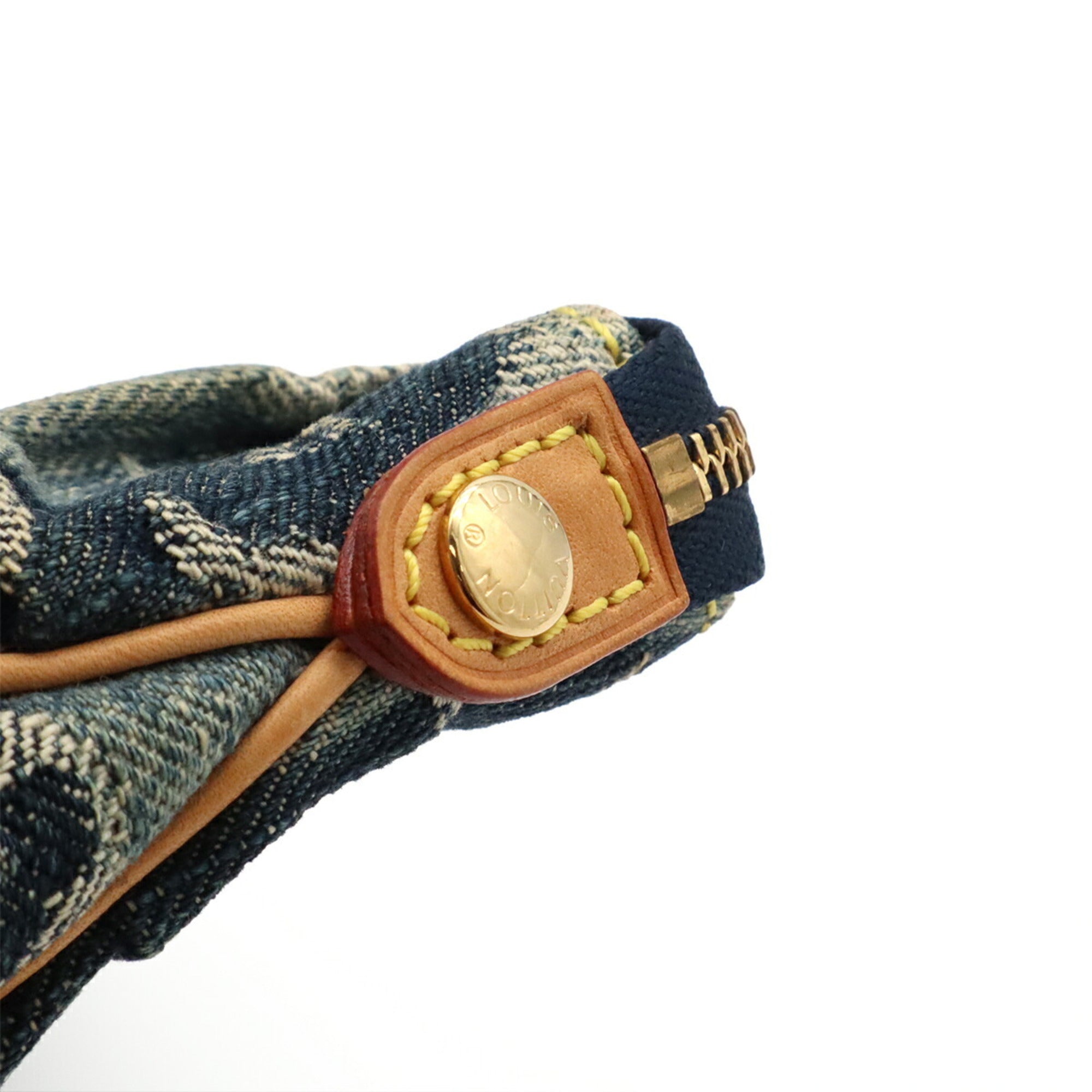 Louis Vuitton Blue Monogram Monogram Denim Handbag Pouch (Pre-Owned)