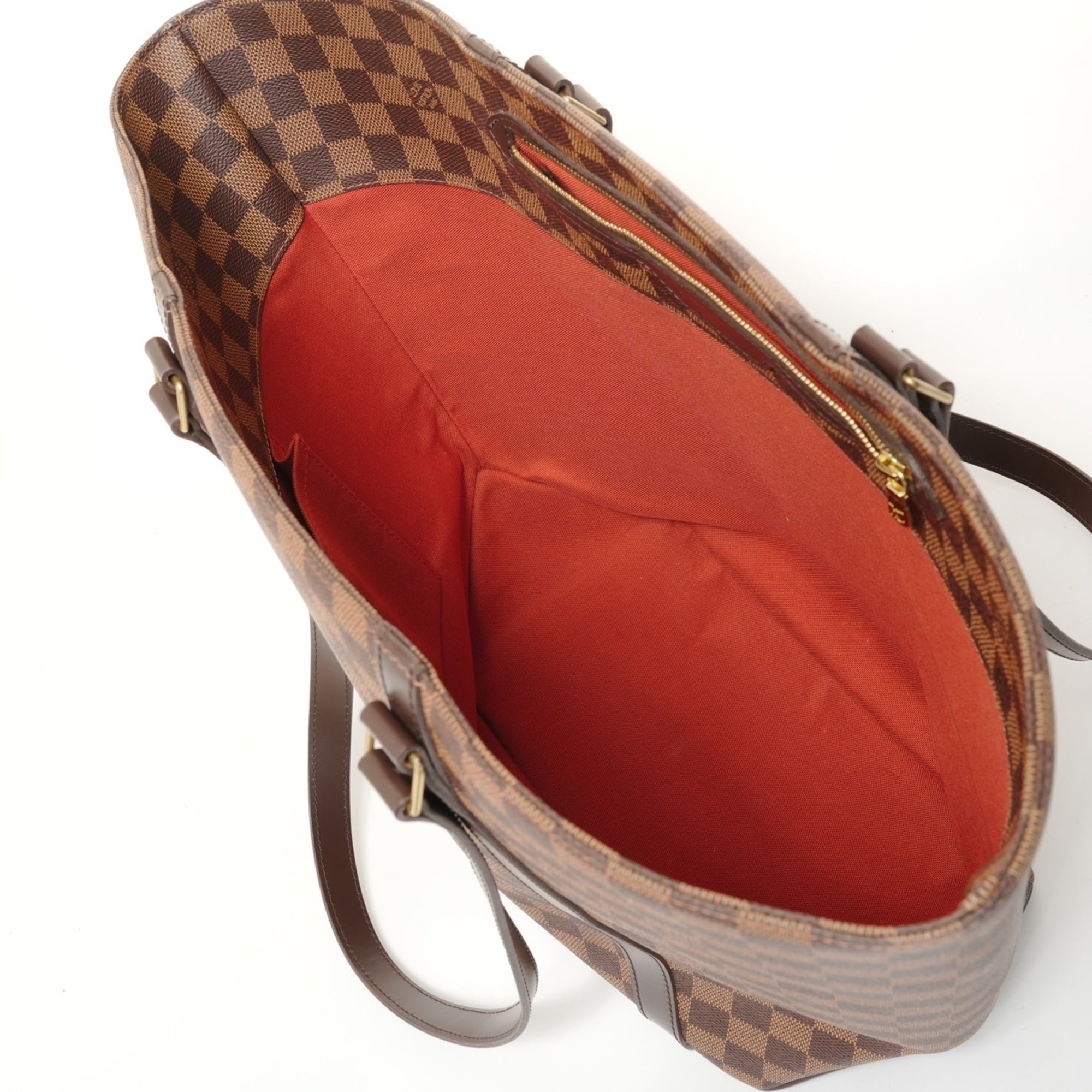 Louis Vuitton Damier Brown Damier Canvas Tote Bag (Pre-Owned)