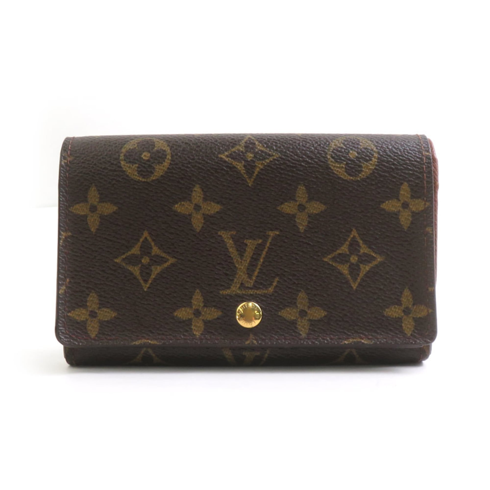 Louis Vuitton Brown Monogram Wallet (Bi-Fold) (Pre-Owned)