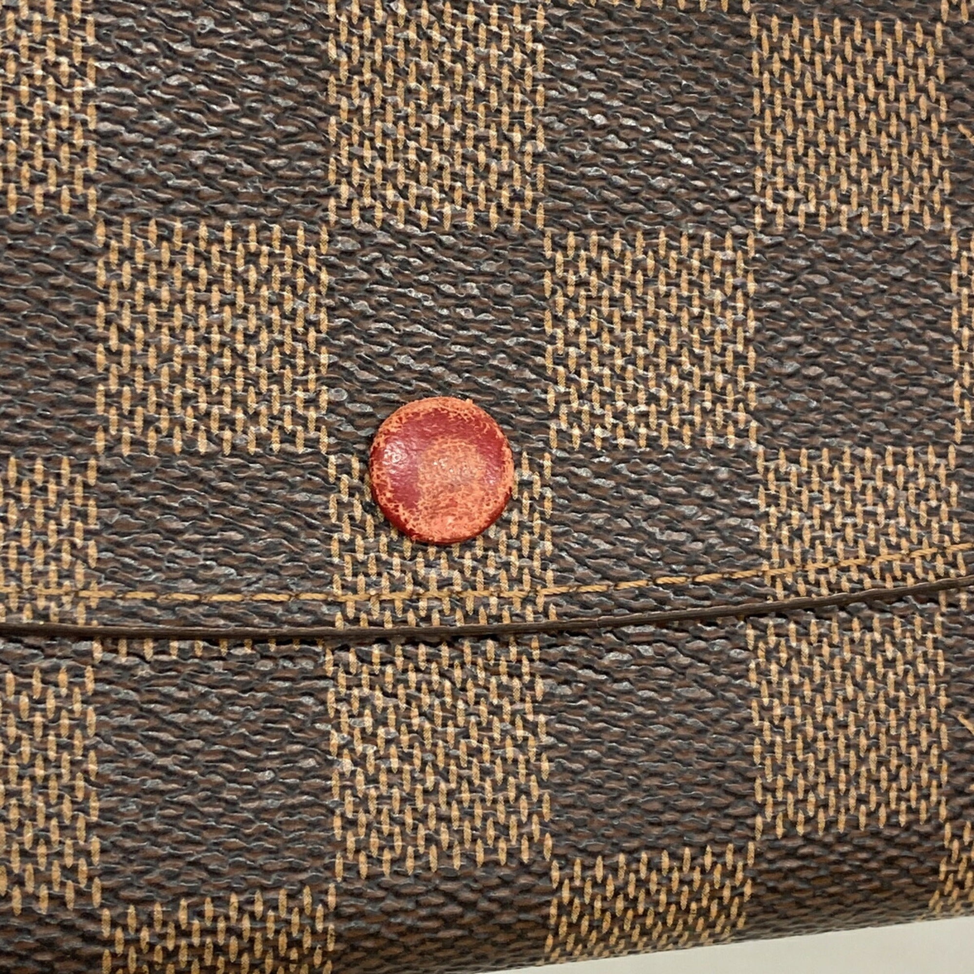 Louis Vuitton Ebene Rouge Long Wallet (Bi-Fold) (Pre-Owned)