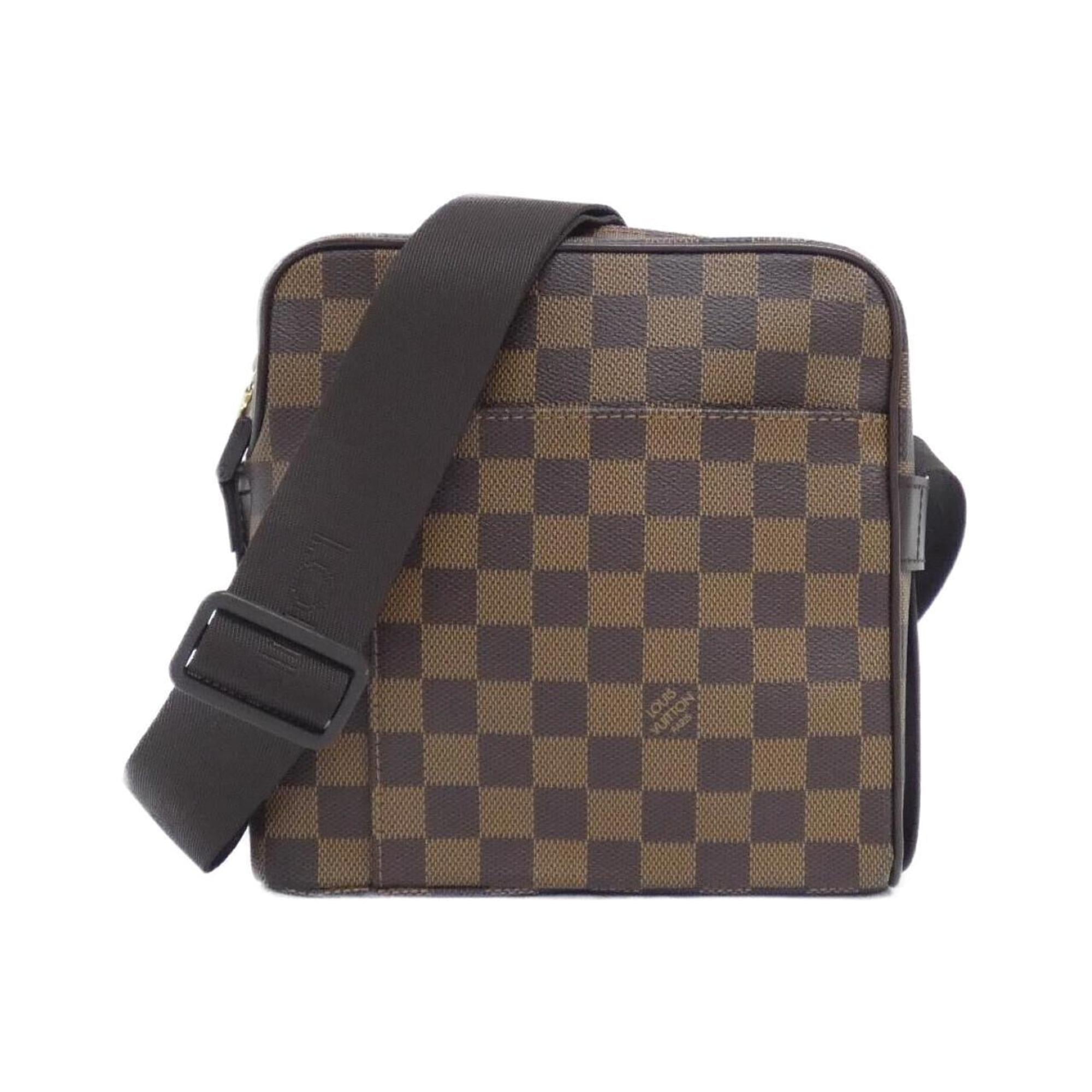 Louis Vuitton Ebene Coated Canvas Shoulder Bag (Pre-Owned)