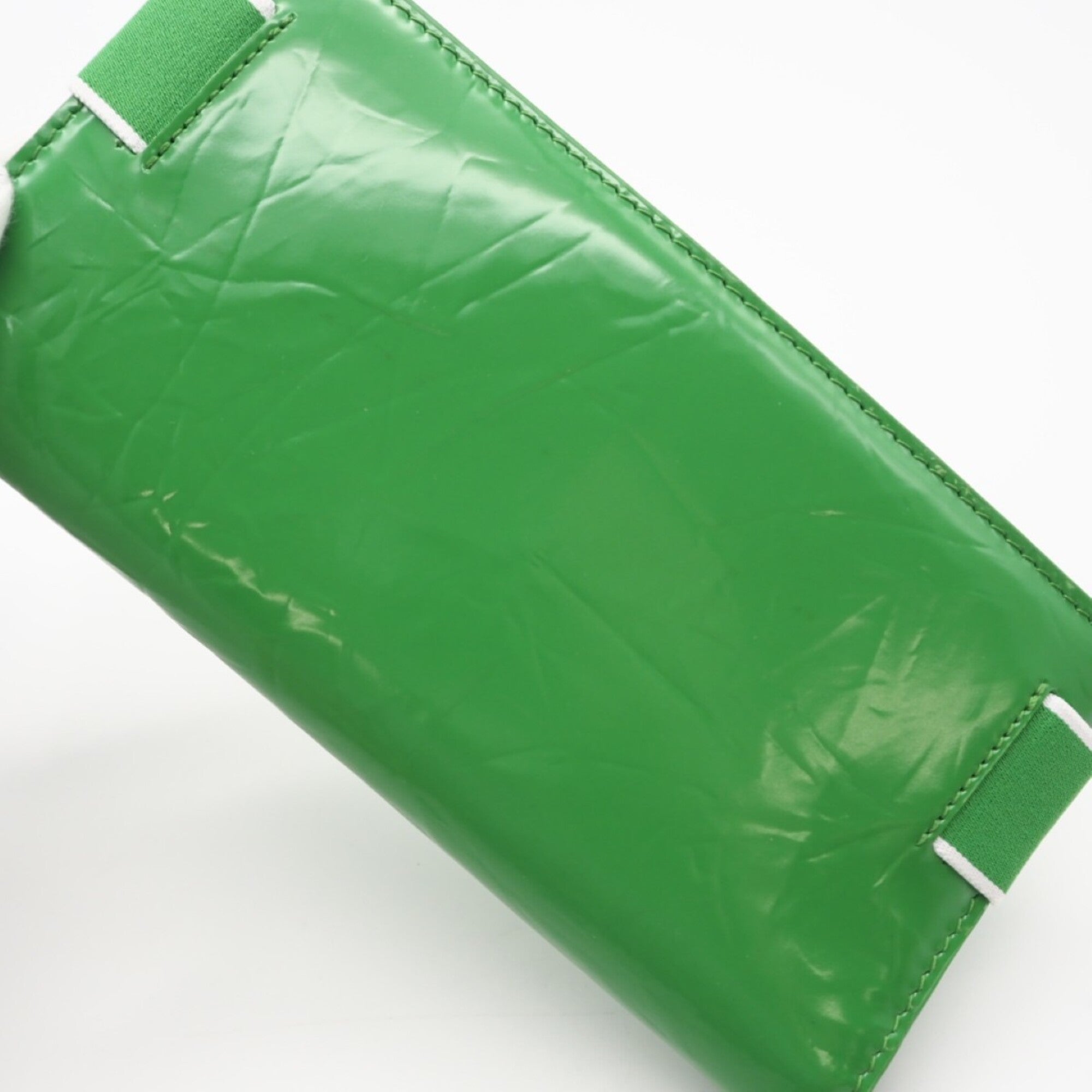 Bottega Veneta Green Leather Long Wallet (Bi-Fold) (Pre-Owned)