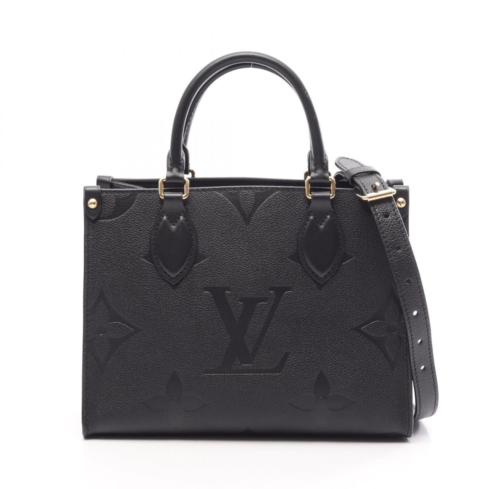 Louis Vuitton Black Noir Monogram Empreinte Handbag (Pre-Owned)